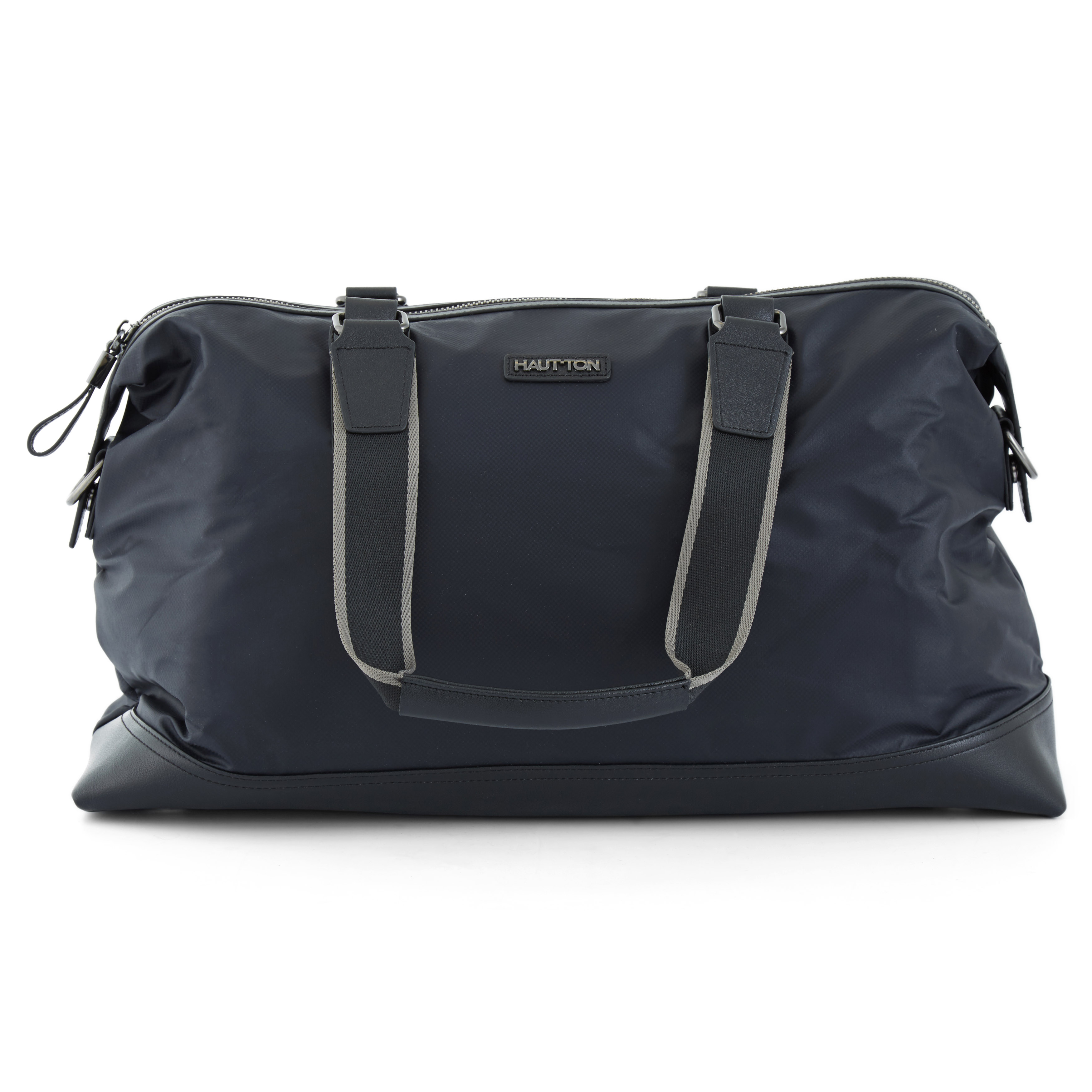 Granatowa-czarna torba podróżna - 2