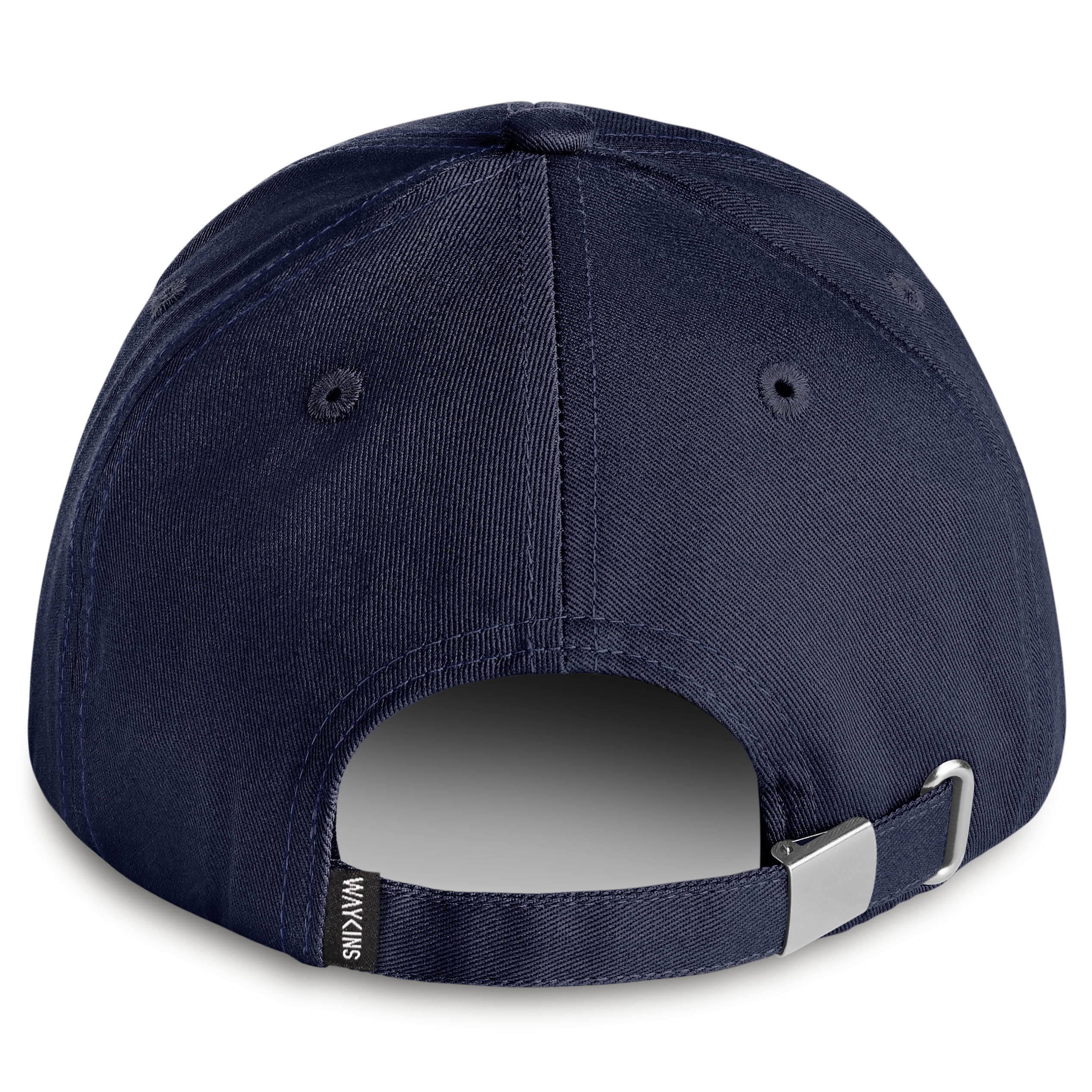 Waykins | Marineblaue Baumwoll-Cap mit fester Front - 2