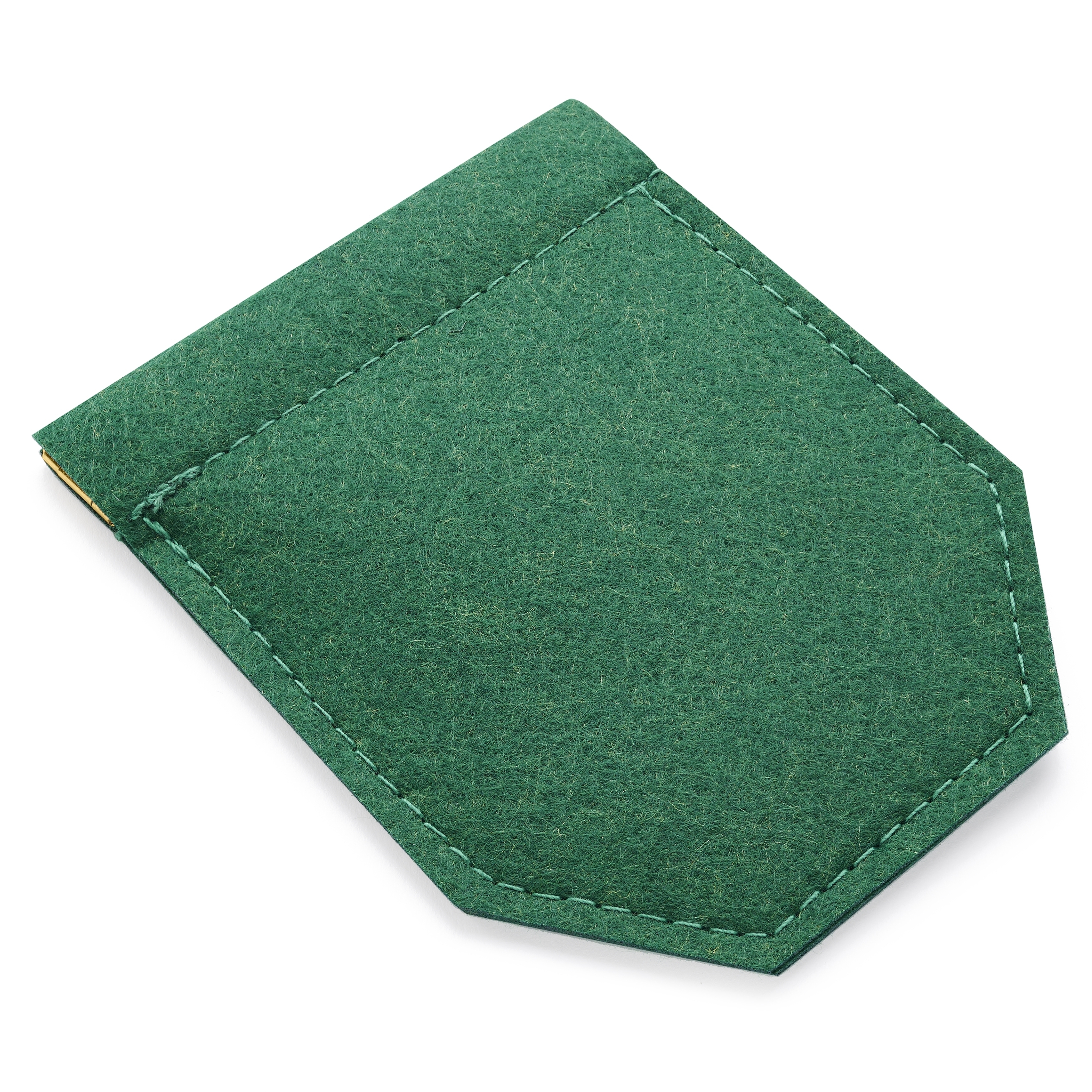 Black, Green, and Navy Pocket Square Holder Set - 3