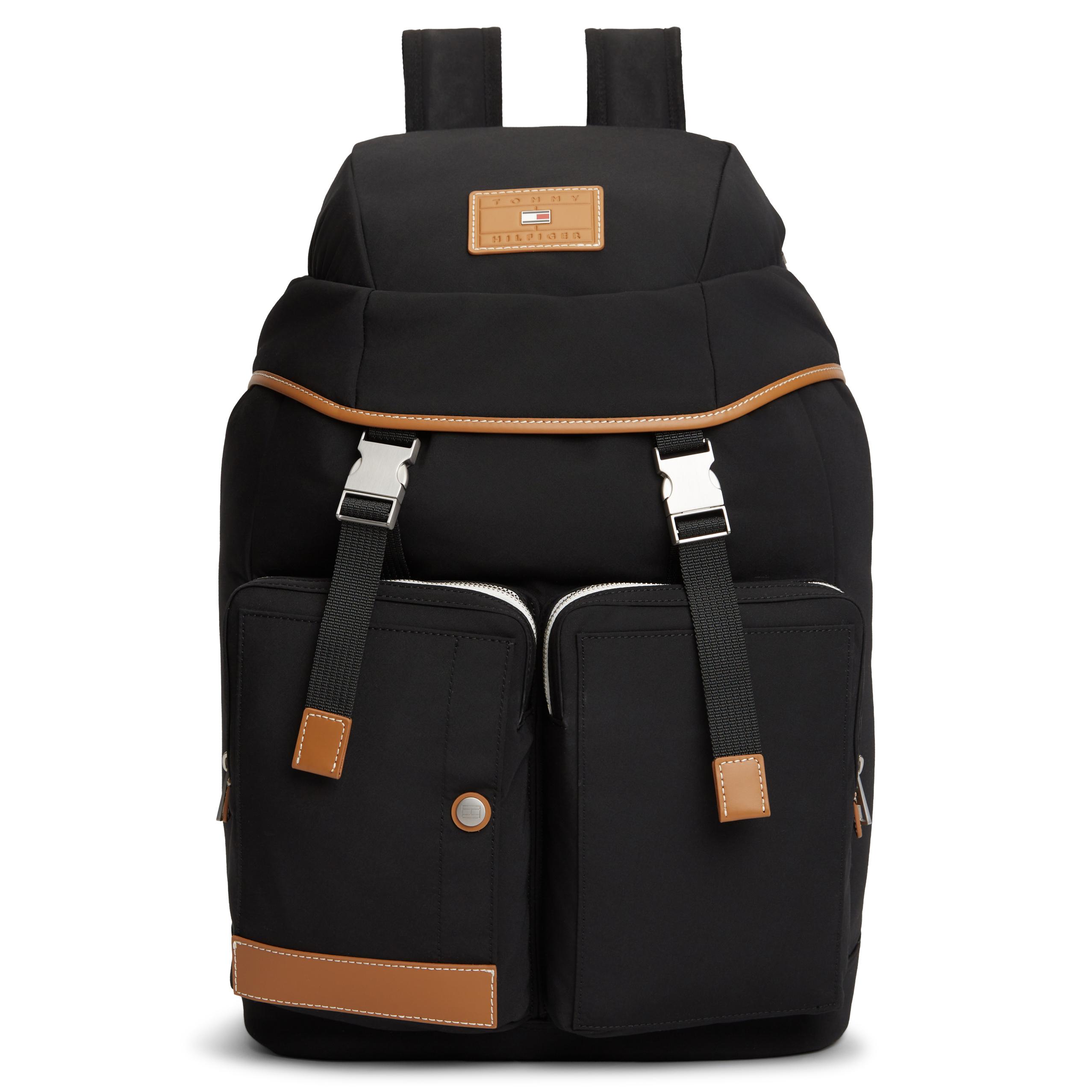 Tommy Hilfiger | Mochila negra y marrón Tommy Hilfiger | Mochila negra y marrón