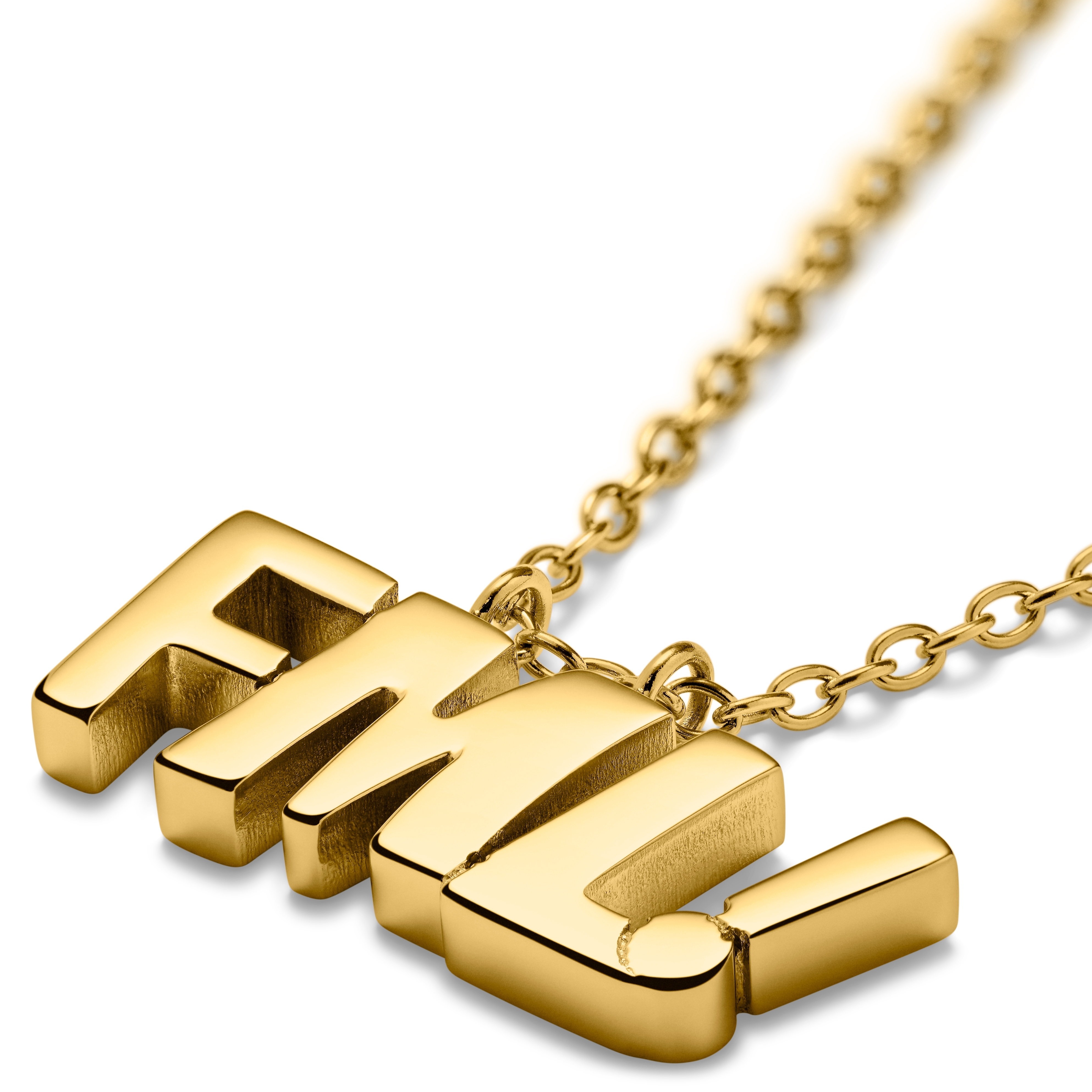 Jaygee | Gold-tone FML Necklace - 3