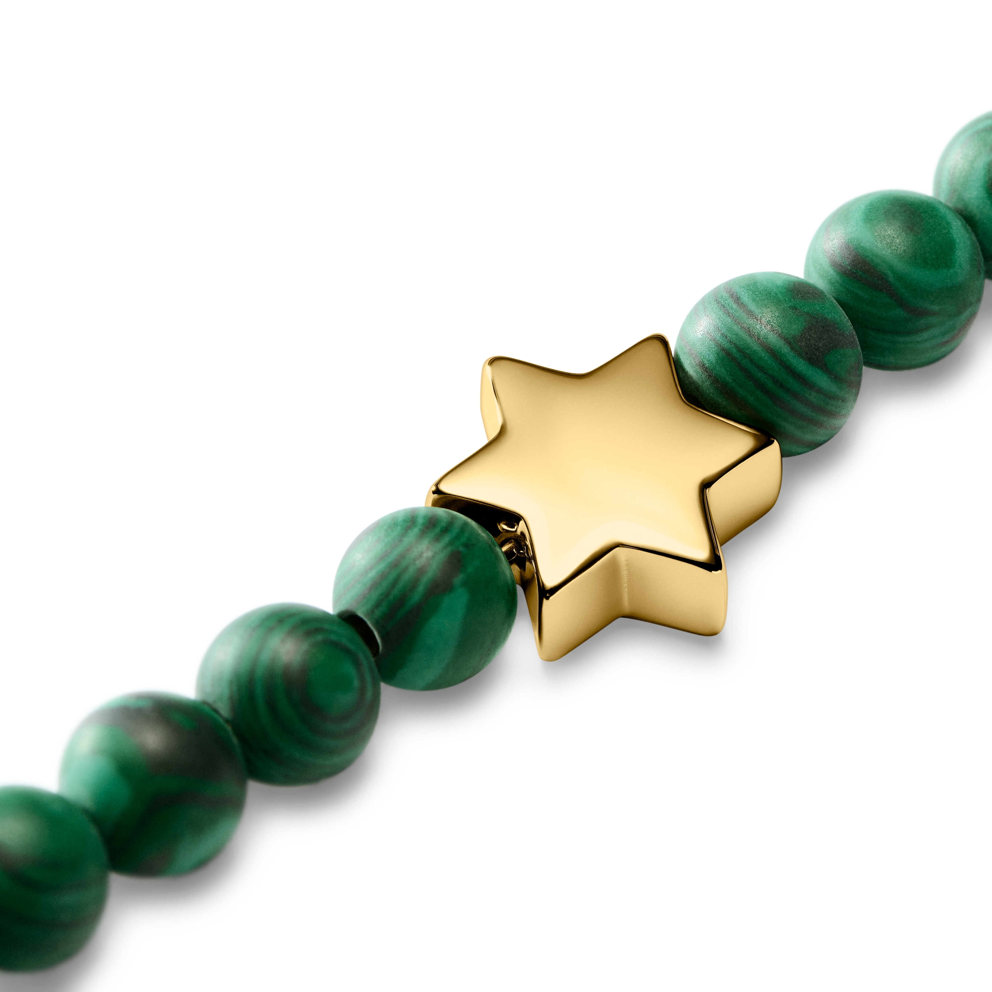 Unity | Dávid-csillag malachit karkötő - 5