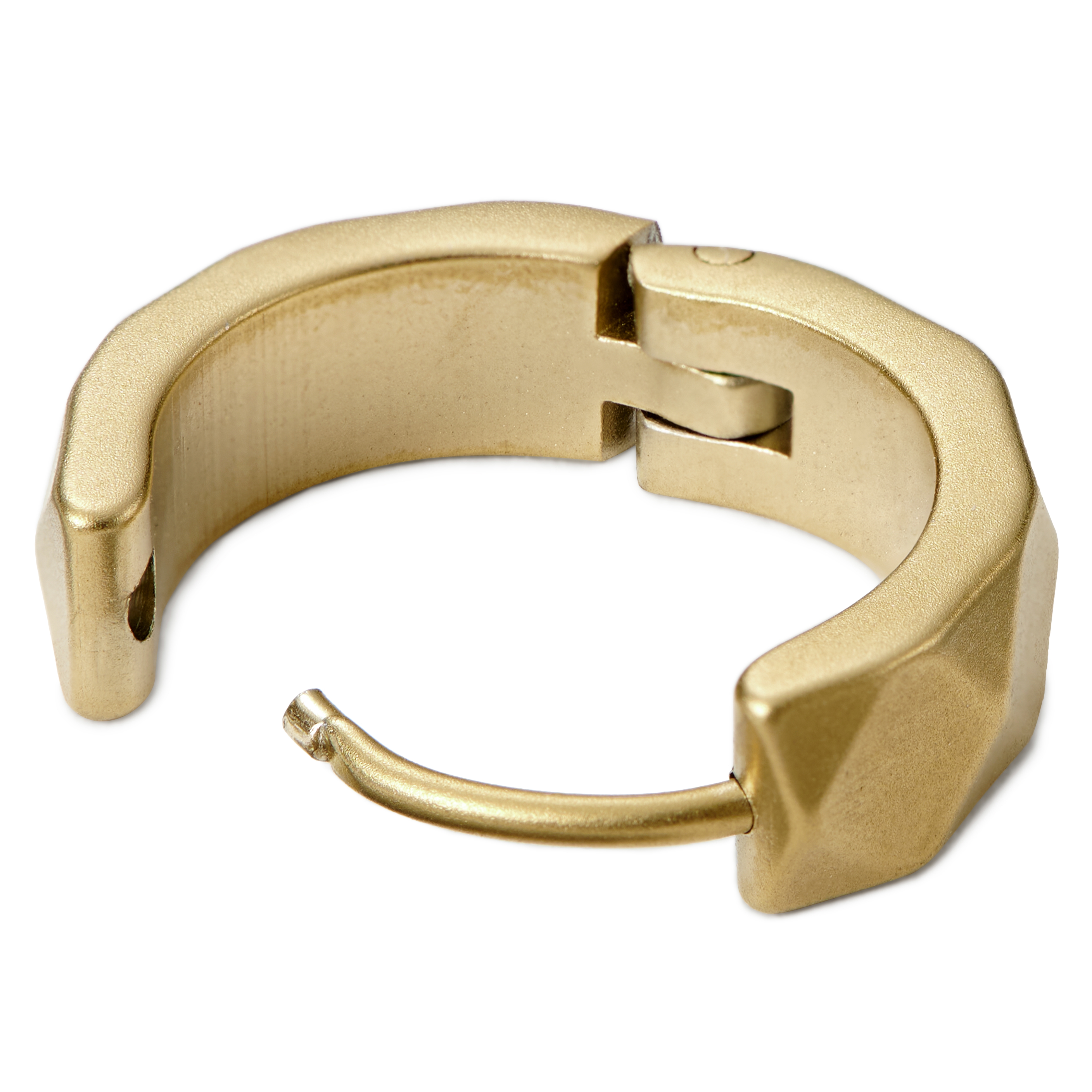 Jax  | Gold-Tone Faceted Hoop Earring - 2