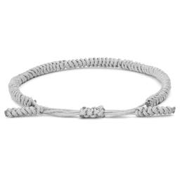 Whit Grey Lucky Knot Bracelet 