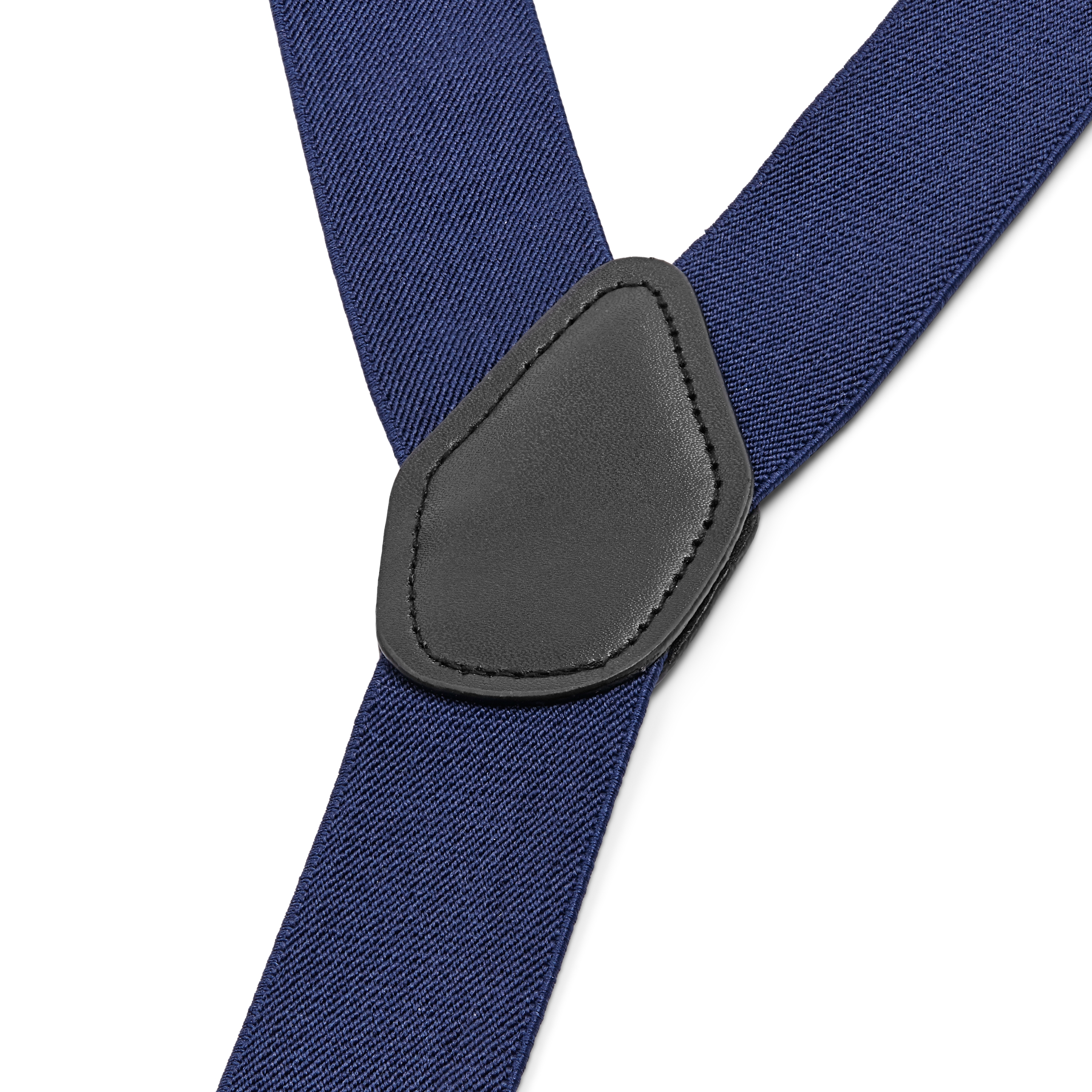 Bretelles bleu foncé larges à boutons - XL - 2