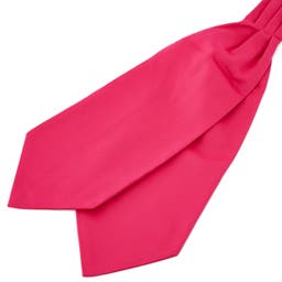 Výrazně růžová kravatová šála Askot Basic 