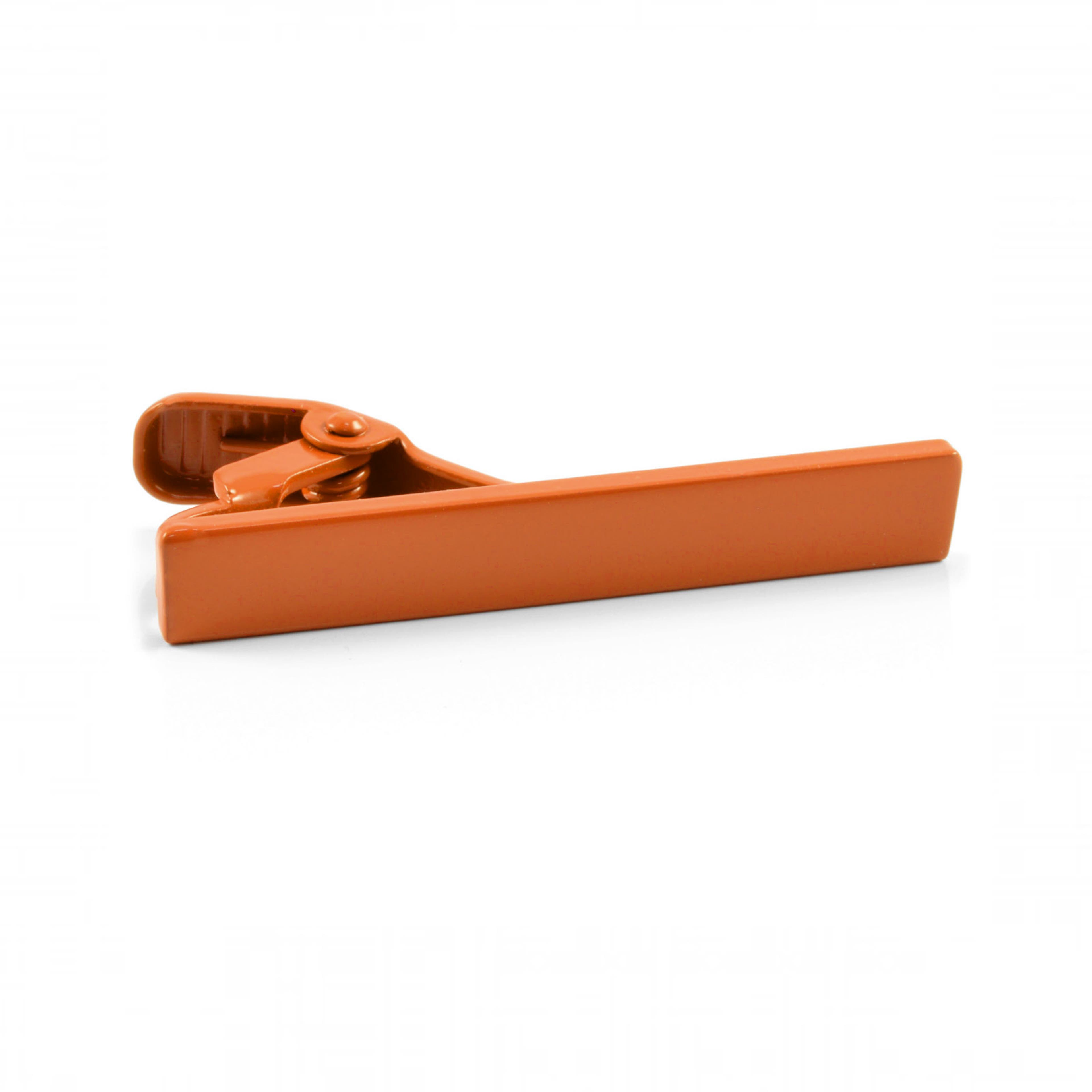 Матирана щипка за вратовръзка в оранжево