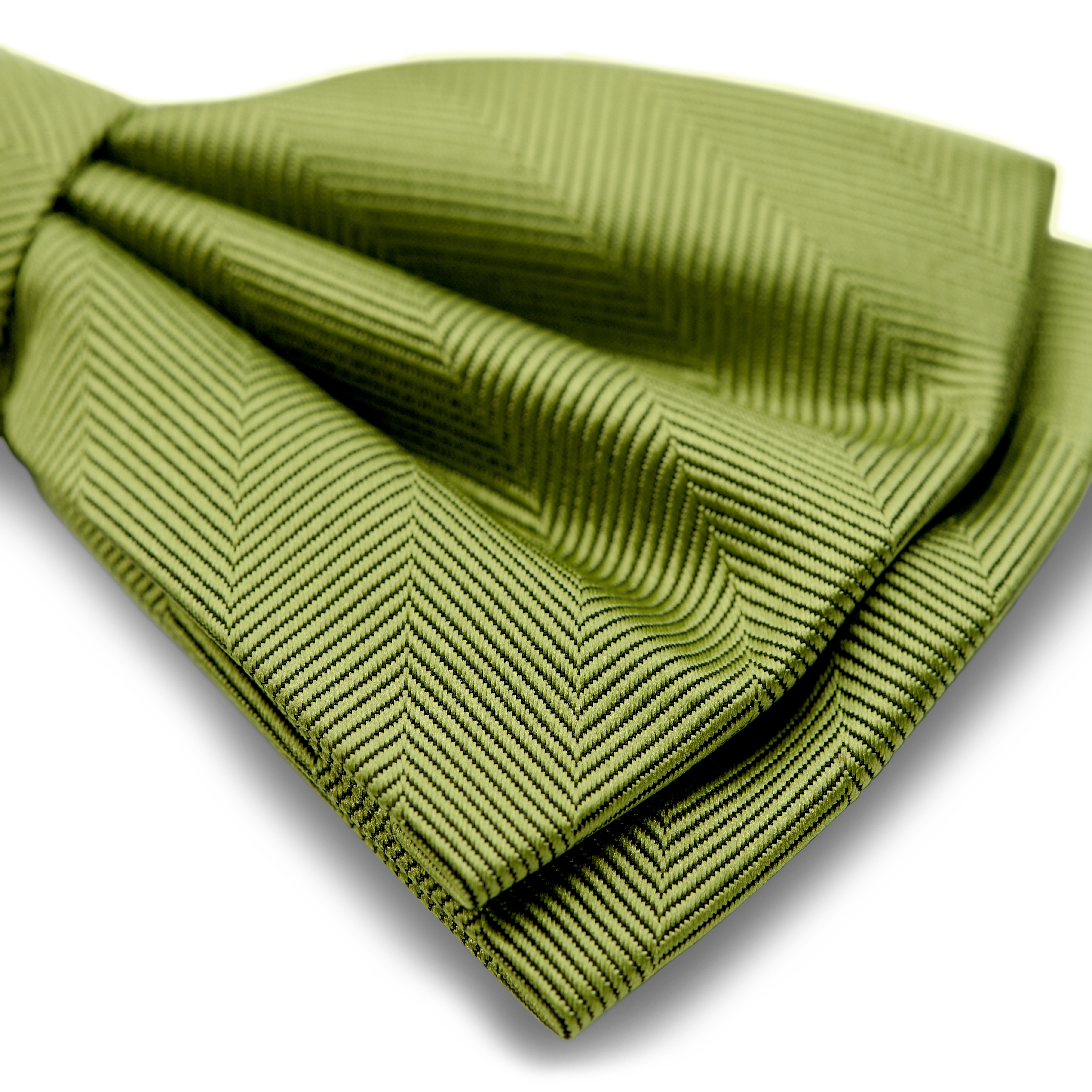 Sjøgrønn ferdigknyttet fiskebein sløyfe - 3