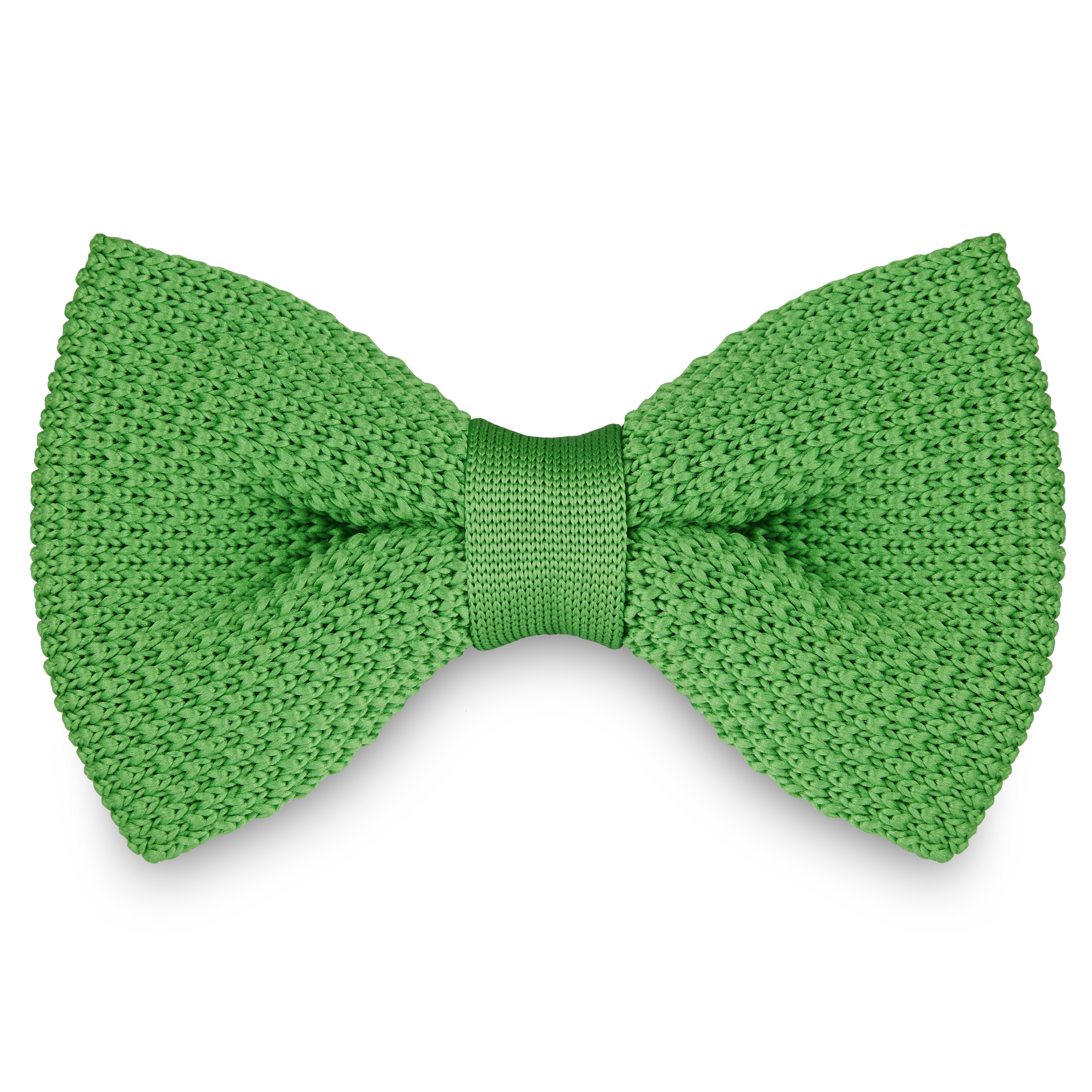 Heldergroen Gebreide Vlinderdas - 1