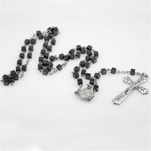 Black Hematite Rosary - Halskæde - 1