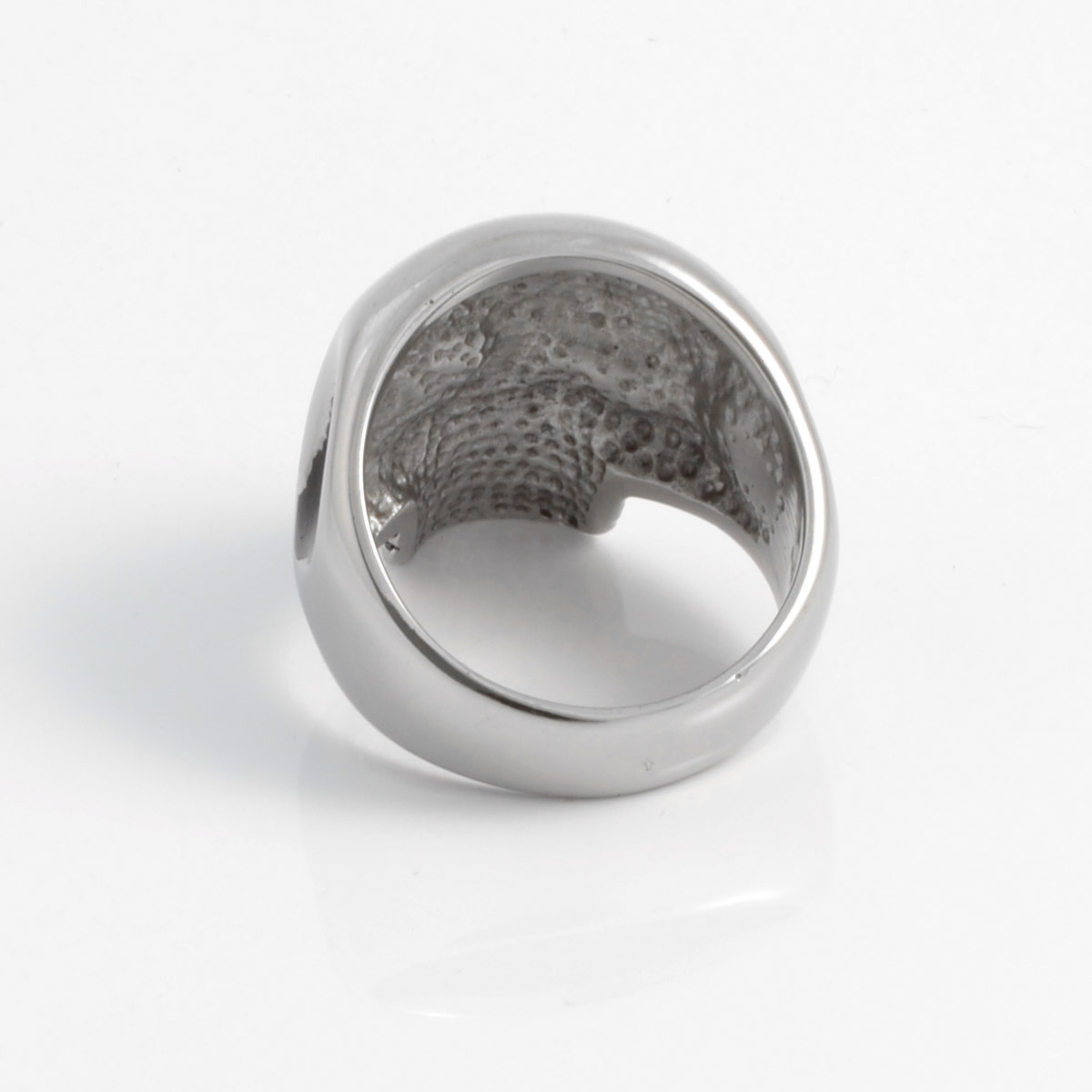 Skelettkopf Stahlring - 3