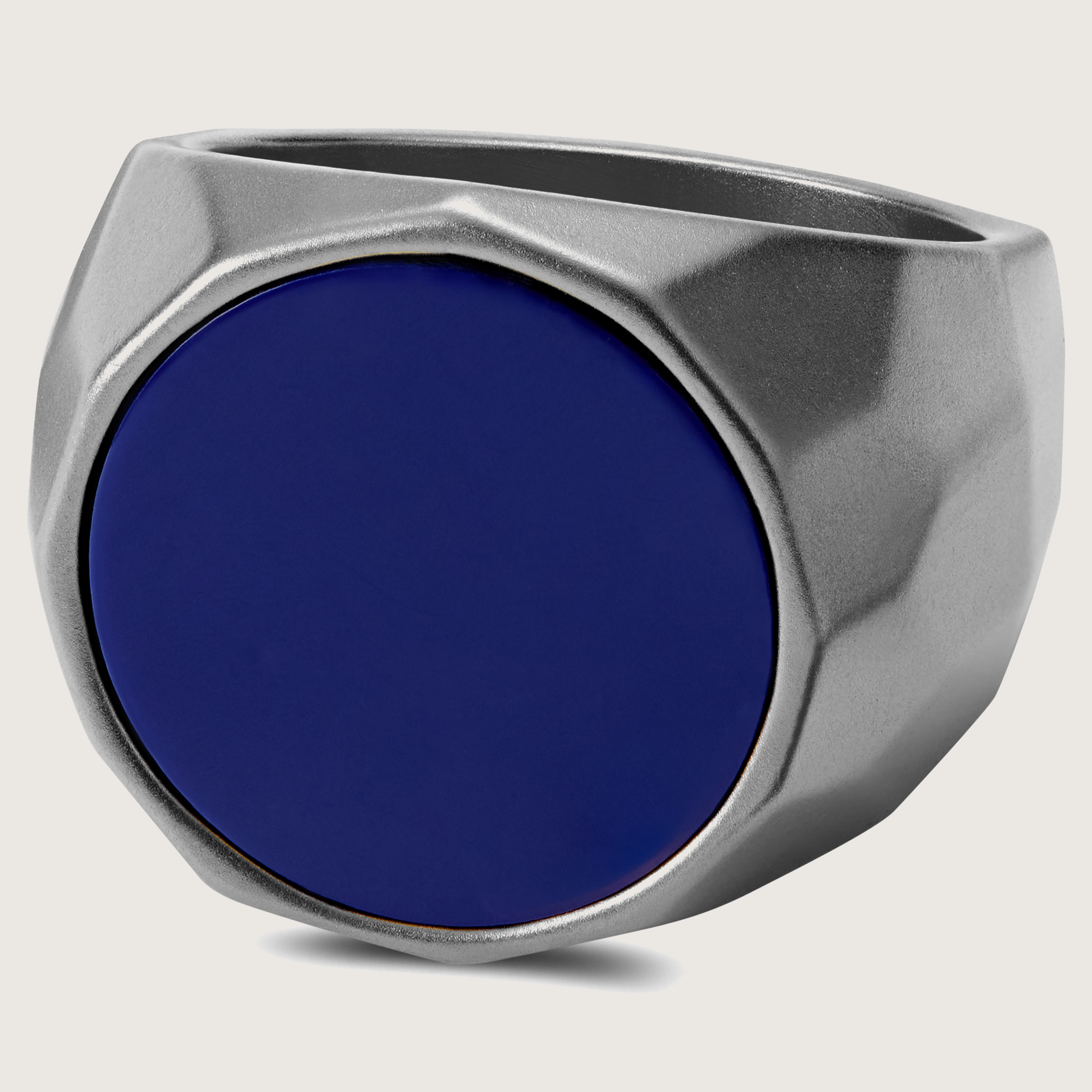 国内直営【DIESEL】Stainless steel signet ring Men's Stainless steel signet ring | Silver | Diesel