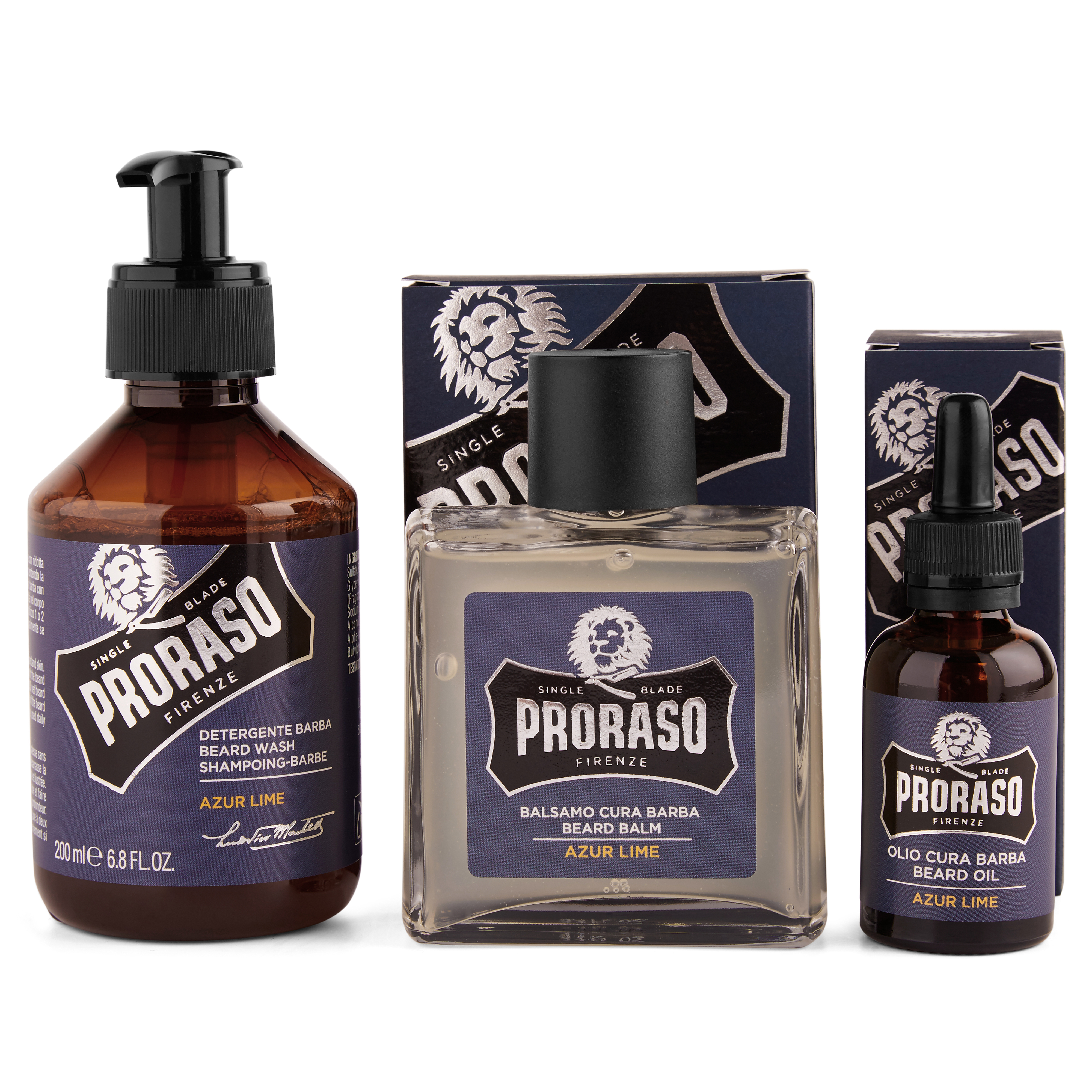 Proraso Azur Lime Vintage Beard Care Kit - 2