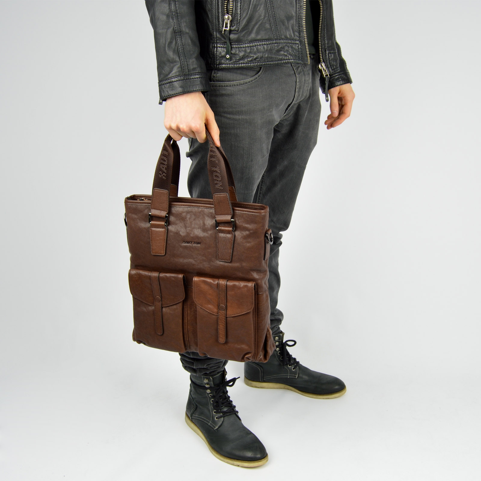 Brown Natu Leather Case - 2