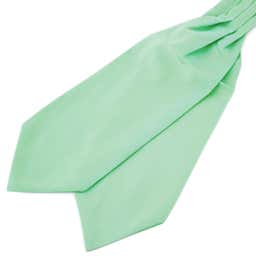 Mintgrüner Basic Krawattenschal