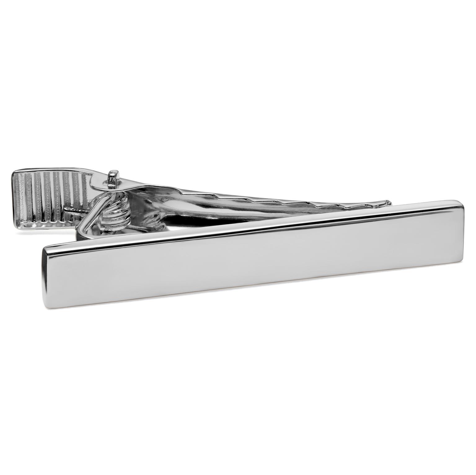 Classic 925s Silver Short Tie Clip Classic 925s Silver Short Tie Clip