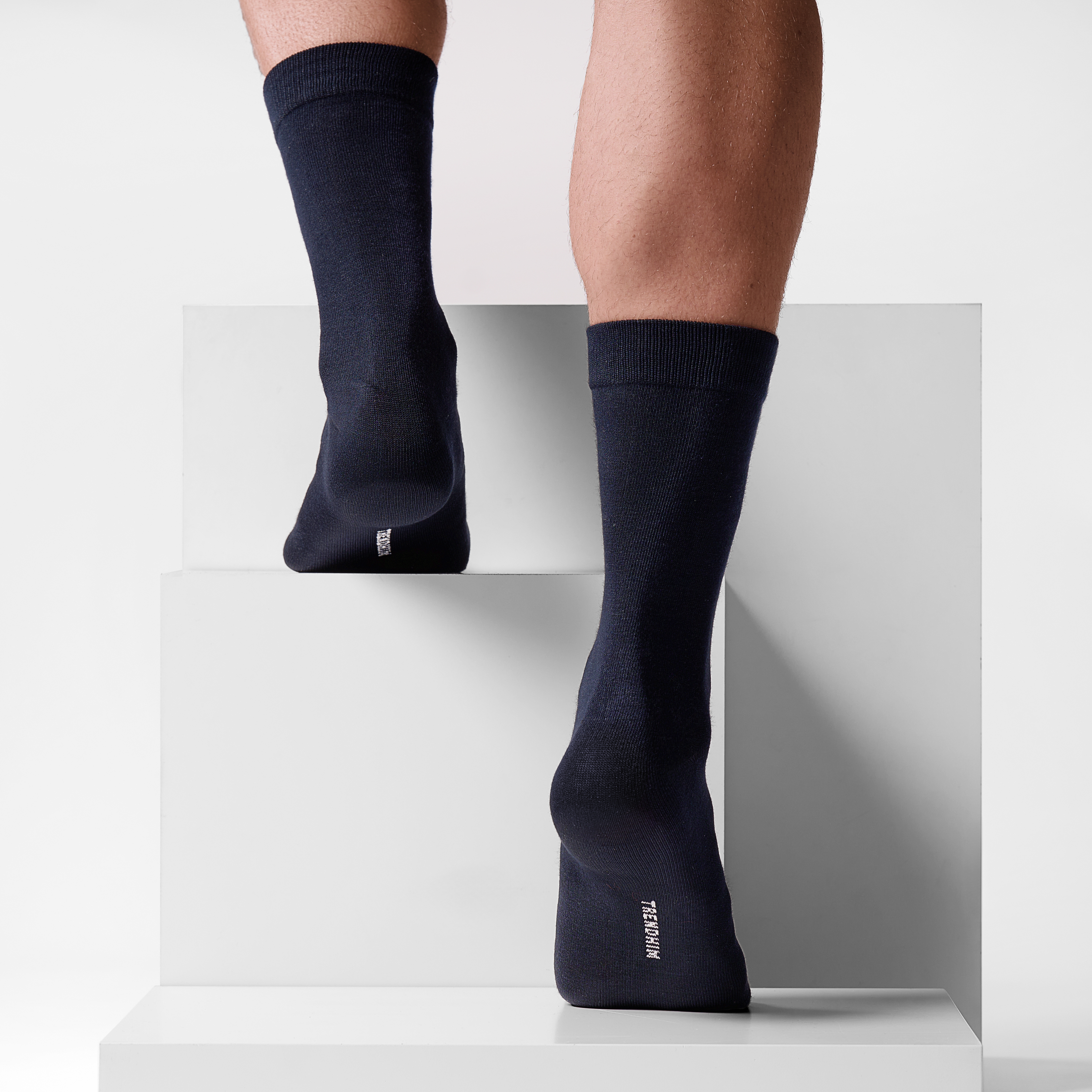 FreeFeel | Königsblaue Bambus Crew Socken - 4