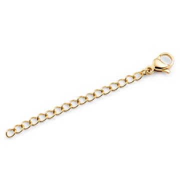 Goldfarbene 304L-Edelstahl-Armbandverlängerung 5 cm Goldfarbene 304L-Edelstahl-Armbandverlängerung 5 cm