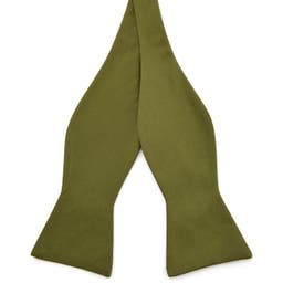 Leaf Green Basic Self-Tie Bow Tie