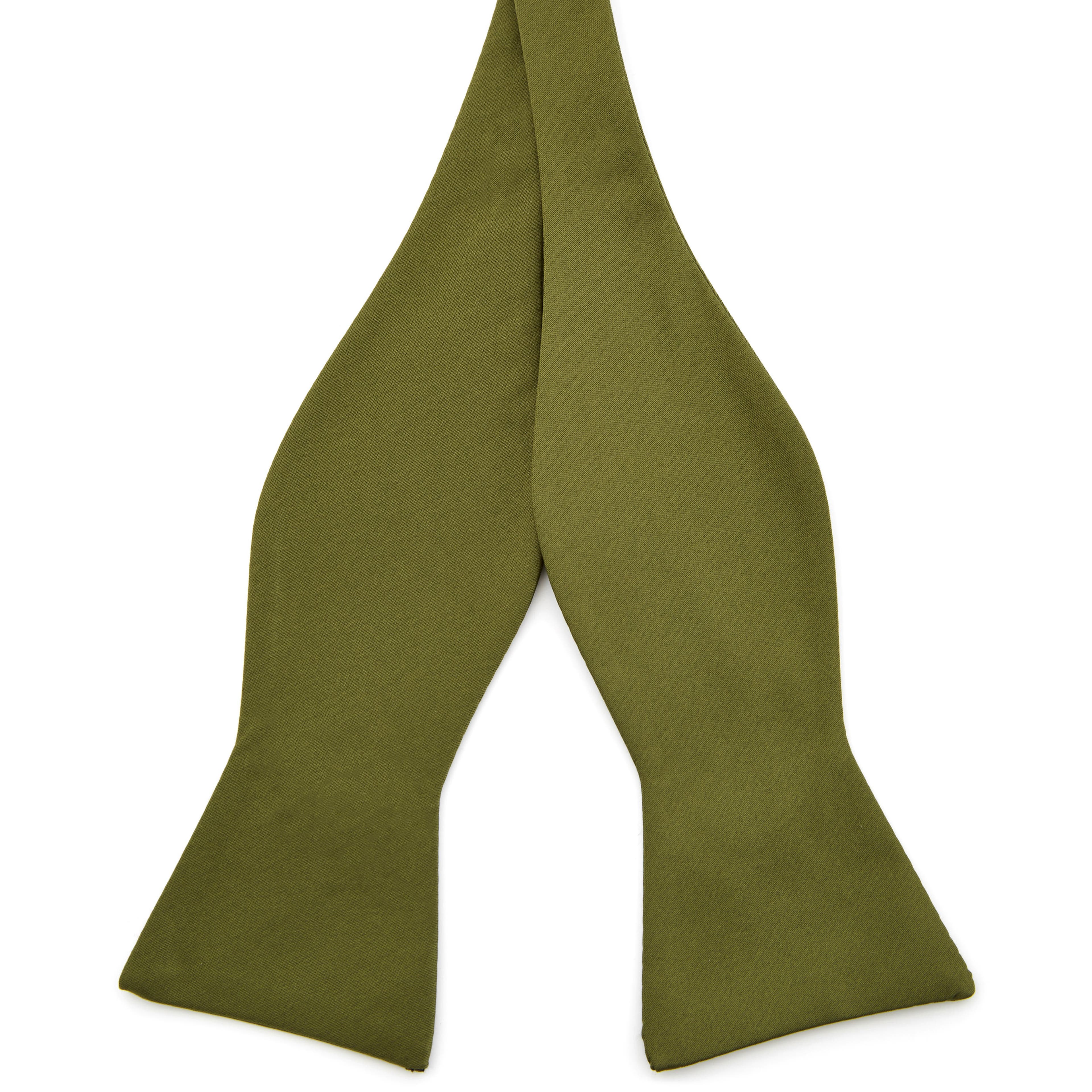 Olive Green Basic Self-Tie Bow Tie