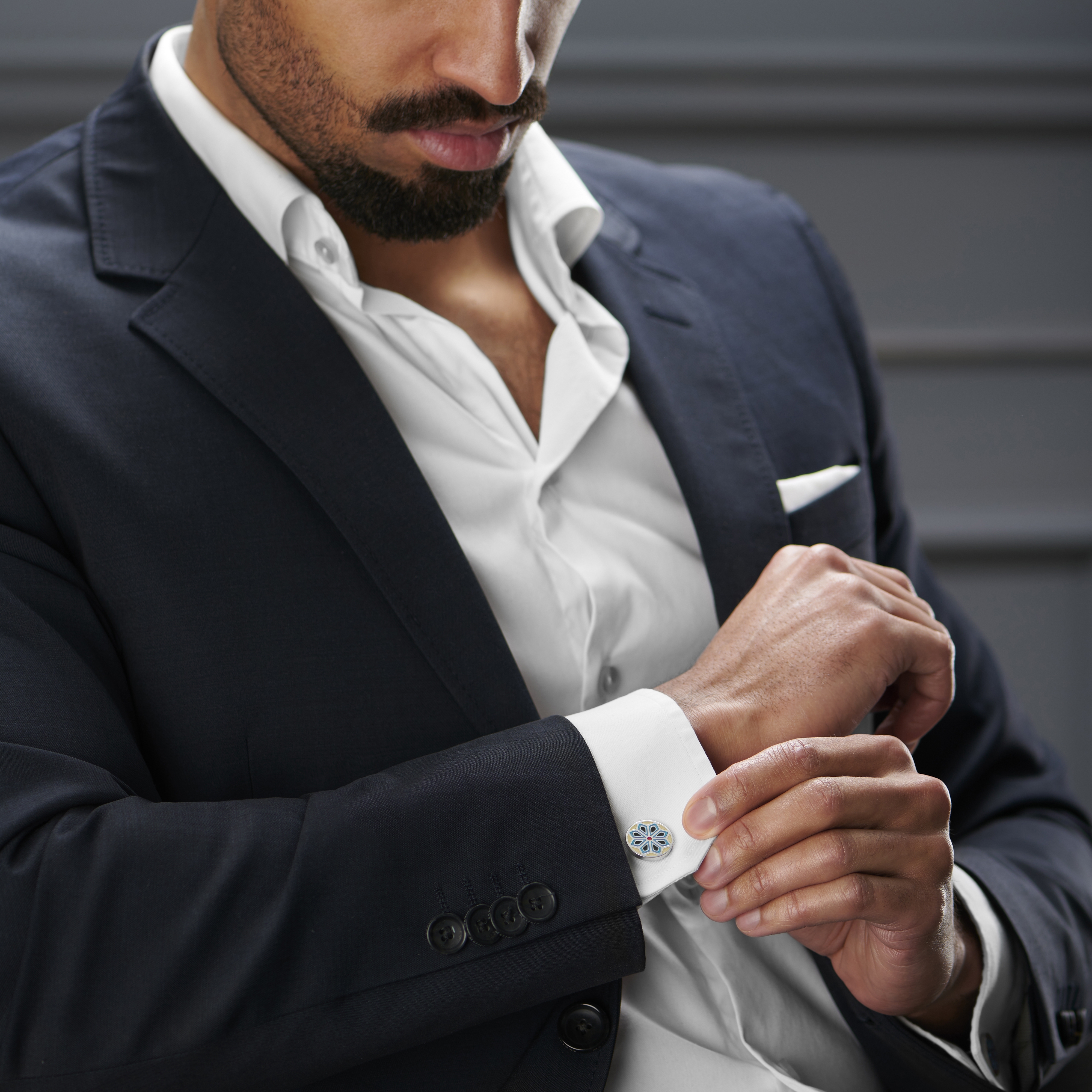 Barden Geo Remix Cufflinks  - 4