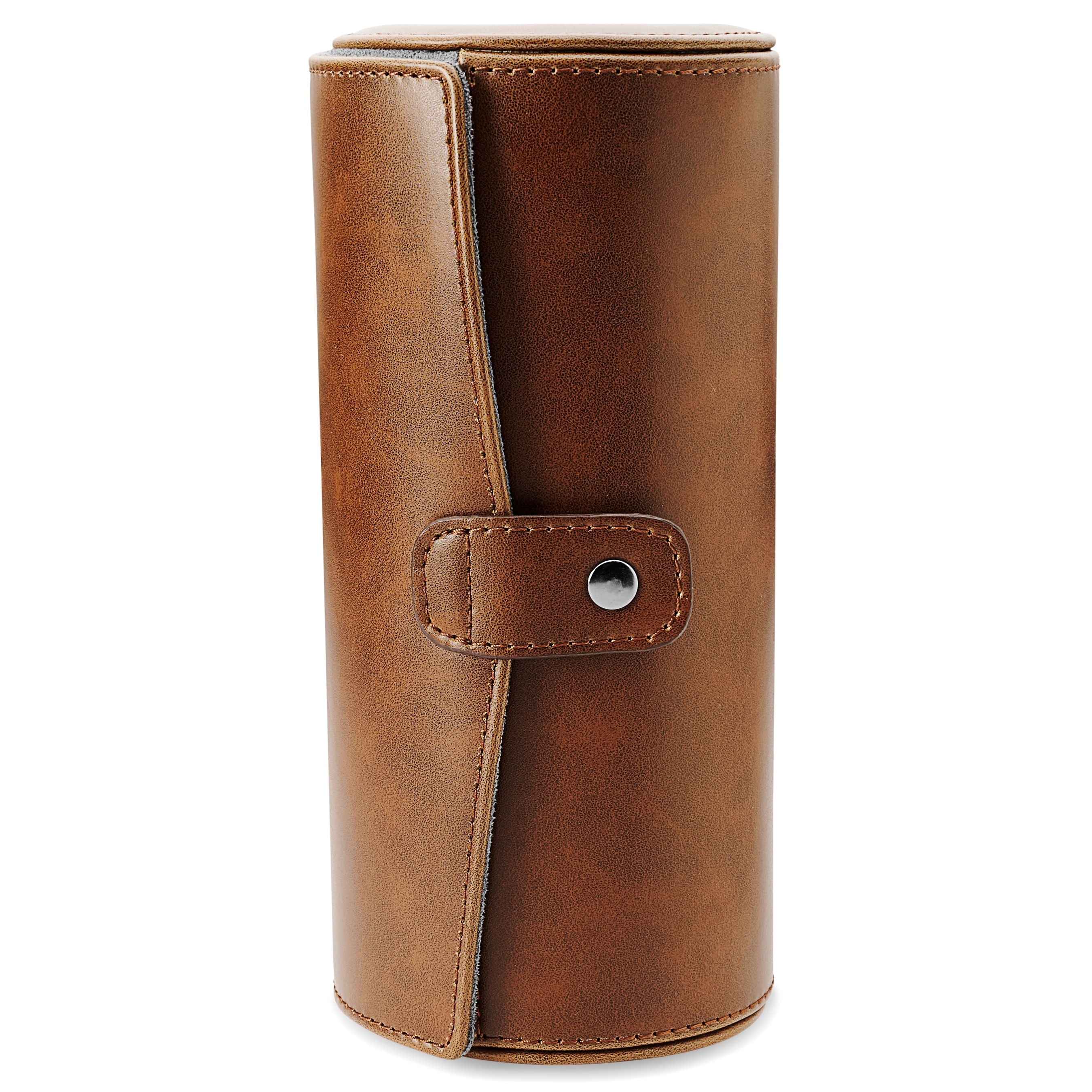 Braune Uhren- und Schmuckrolle - 6