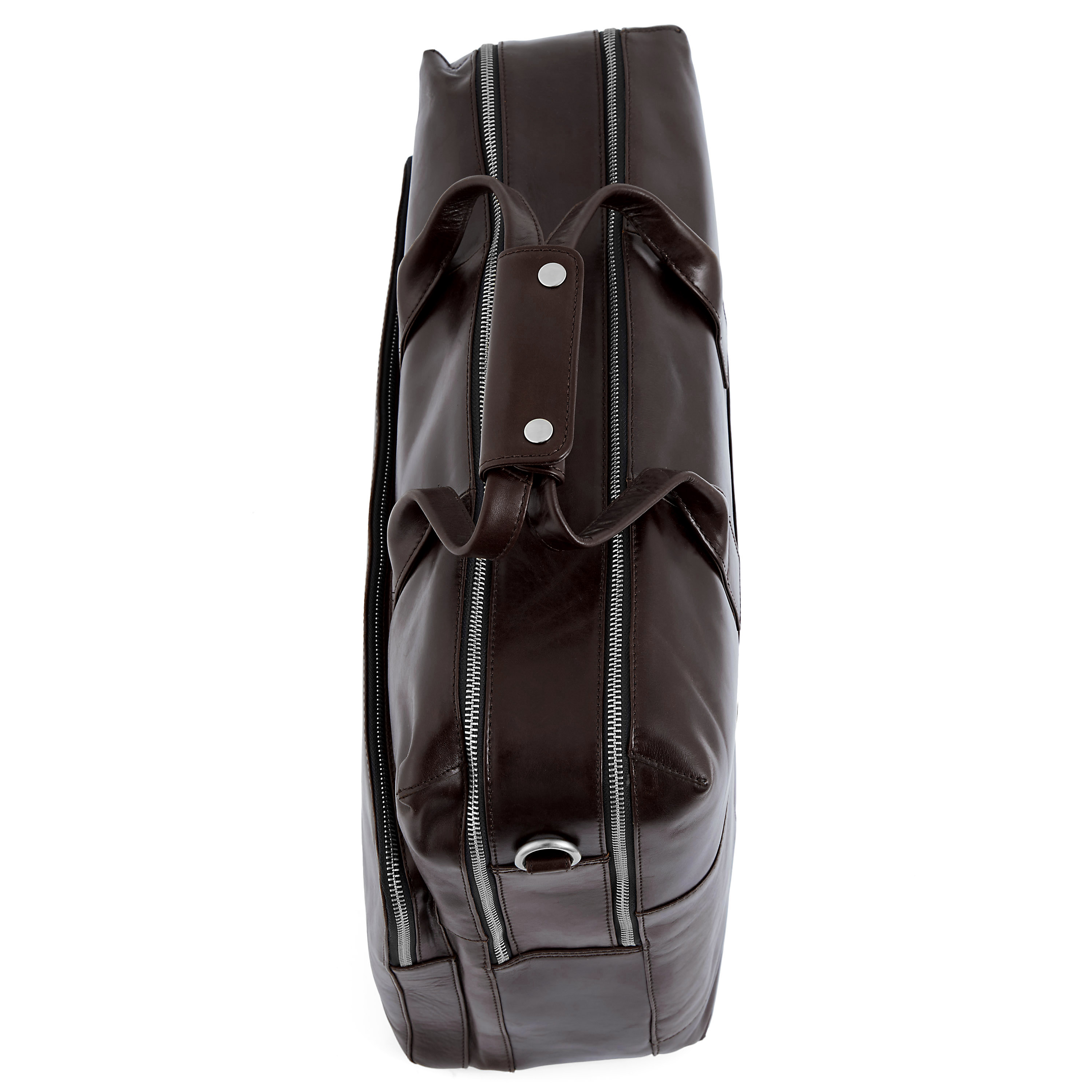 Bandolera grande marrón oscuro Jasper - 17