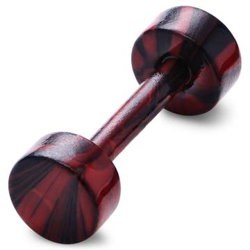 Satago | 4 mm falošný plug z nehrdzavejúcej ocele v čiernej a červenej farbe
