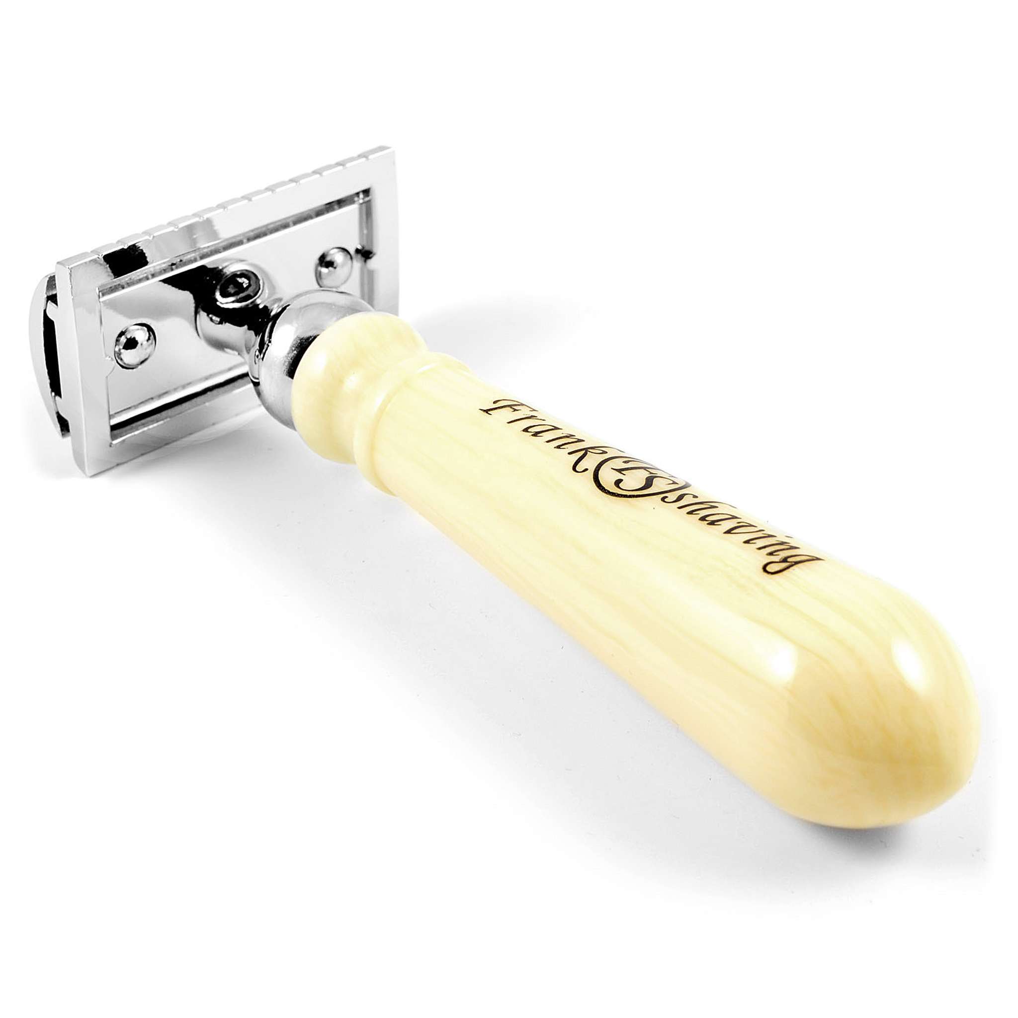 Cream Modern Safety Razor | In stock! | Frank Shaving