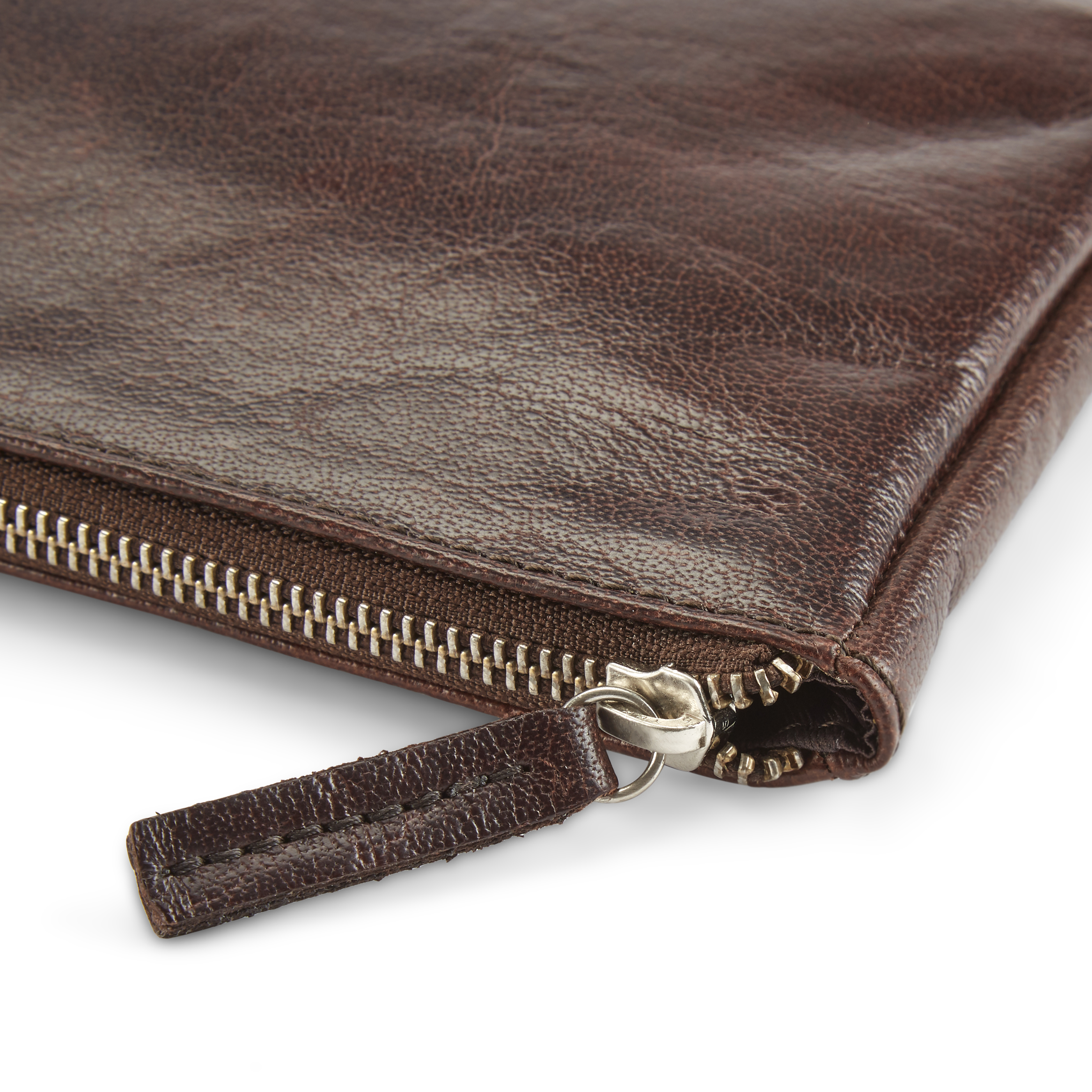 California Brown Leather Laptop Sleeve - 8