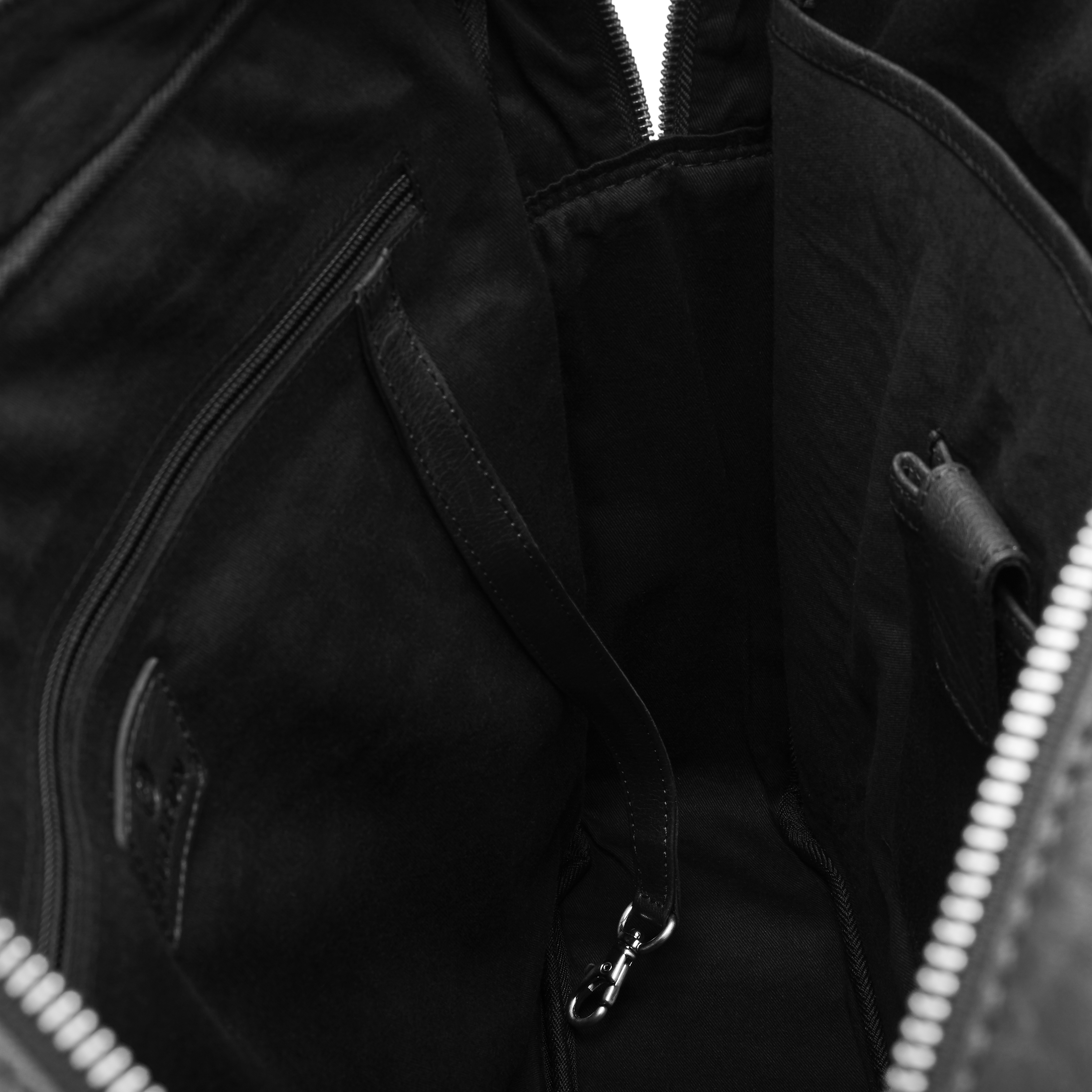 Montreal Classic Black Leather Laptop Bag  - 13