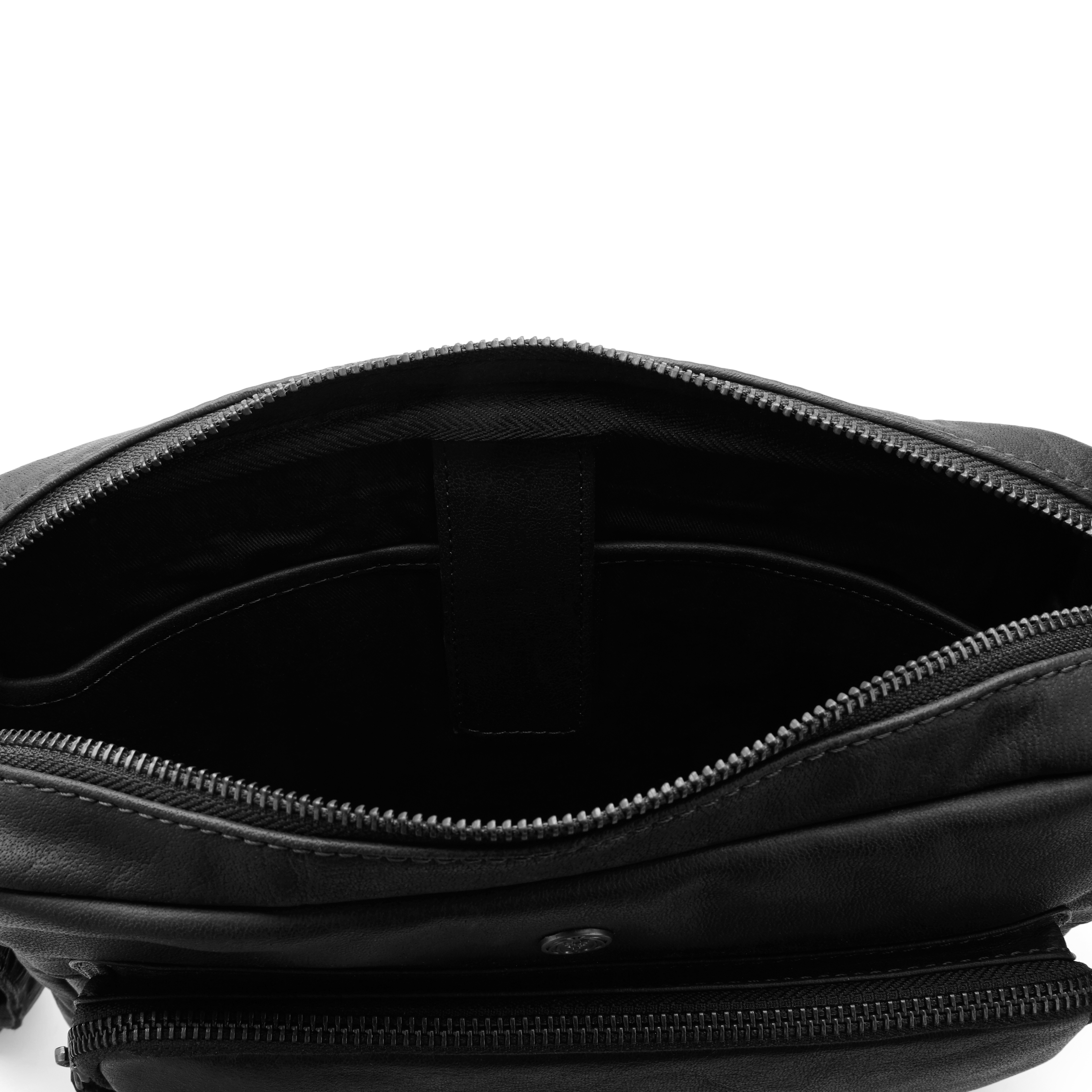 Geantă din piele neagră Oxford Classic City - 4