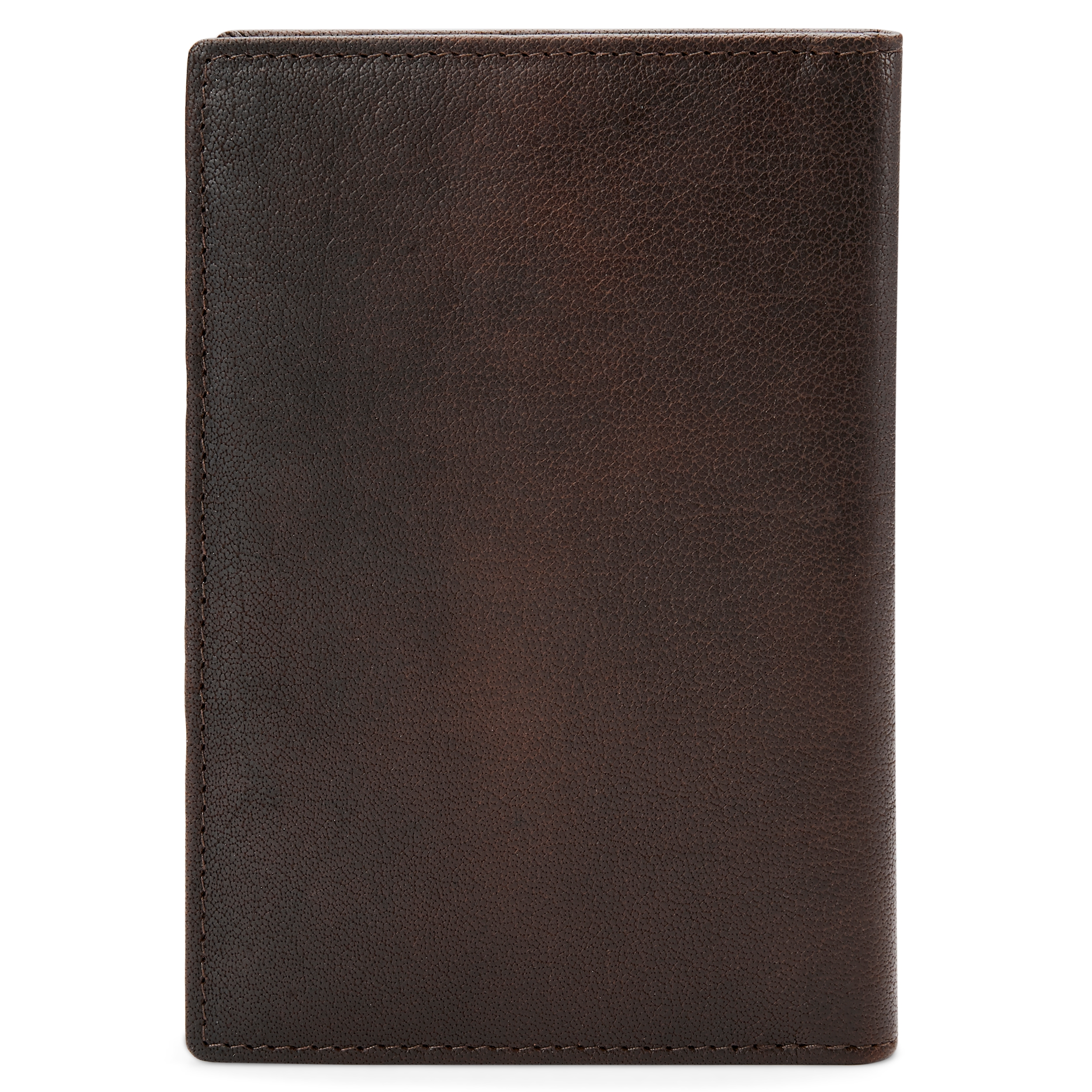 Montreal Brown Large Leather Card Travel Wallet - 4