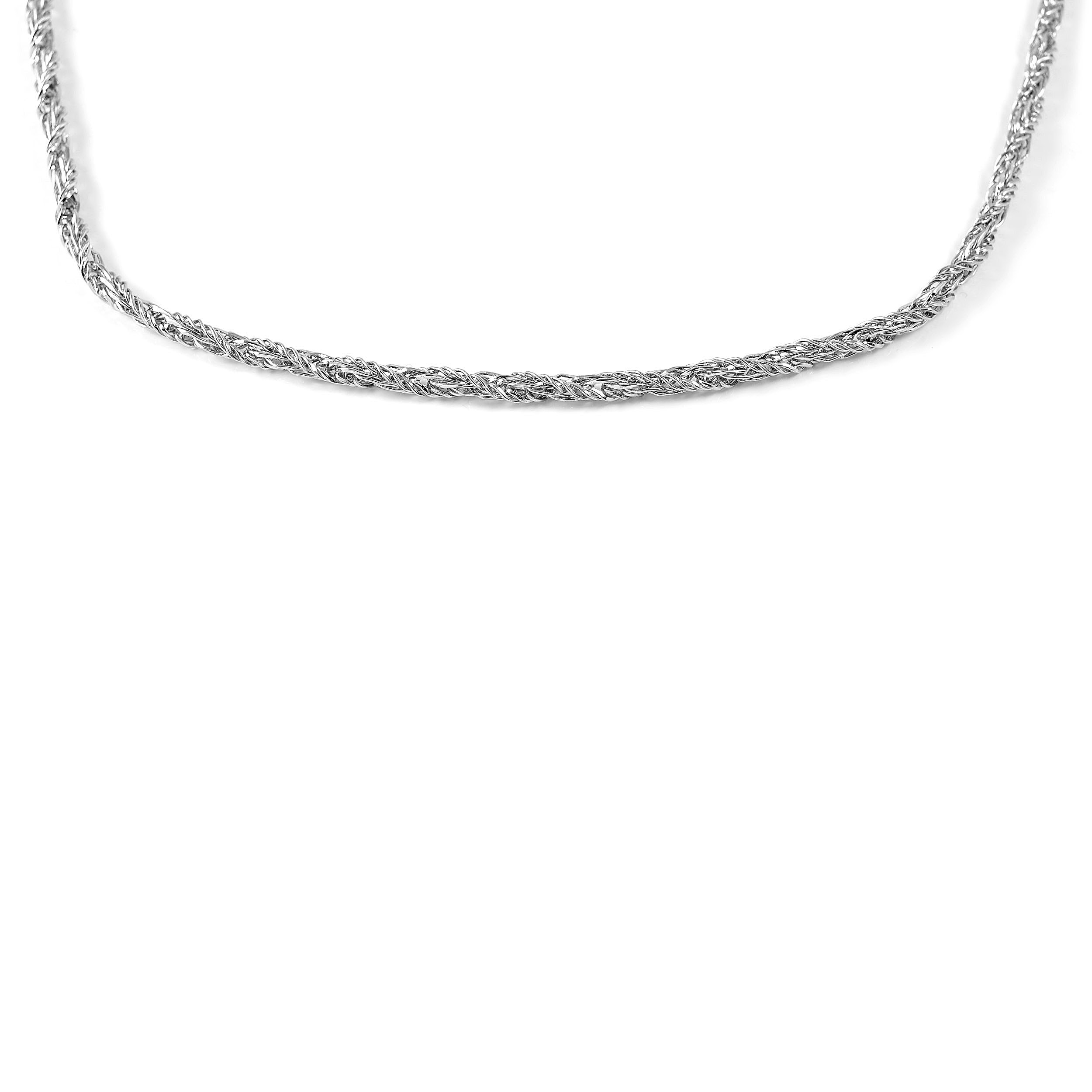 Moderne Twisted Stalen Ketting - 4