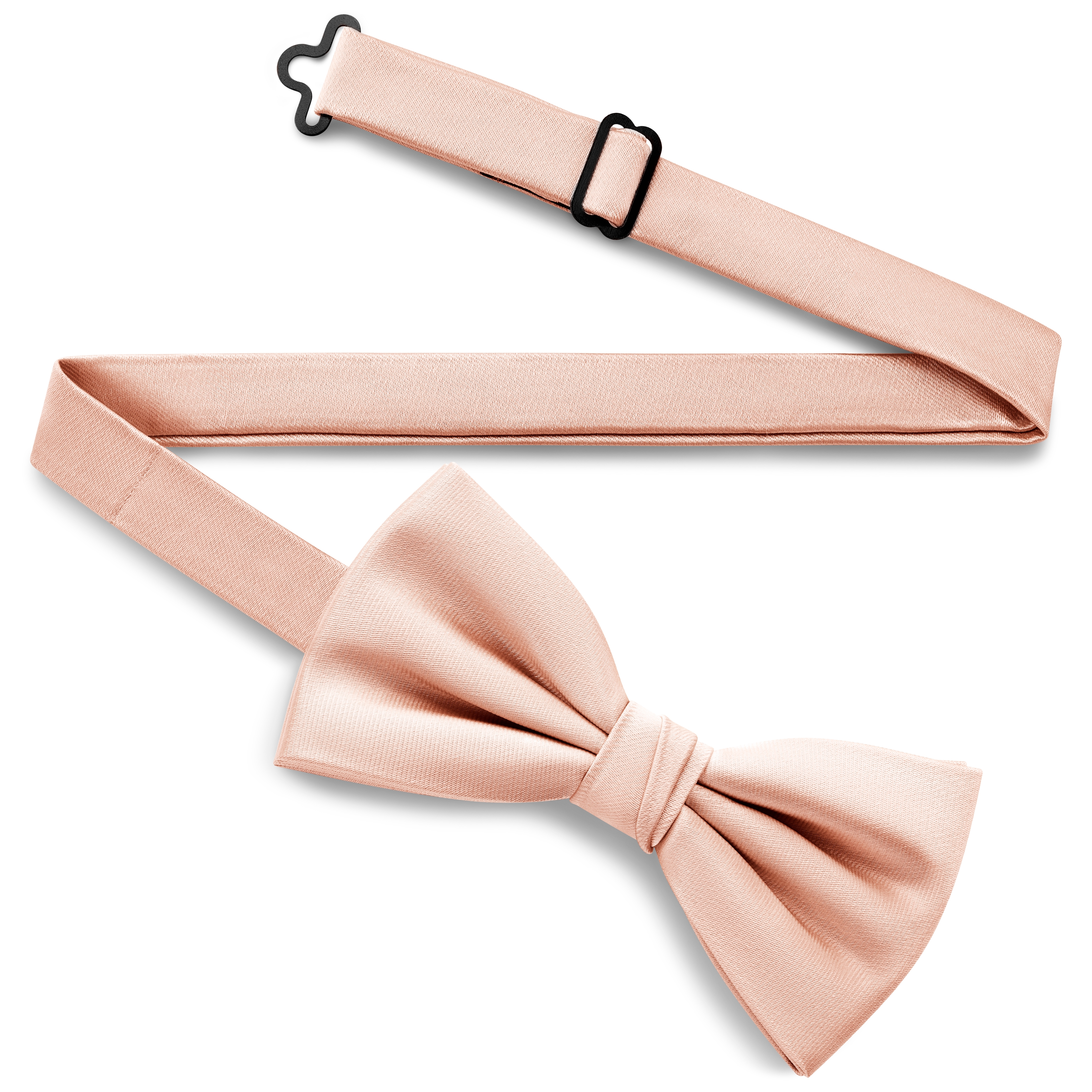 Vorgebundene Satin Fliege in Rosa - 2