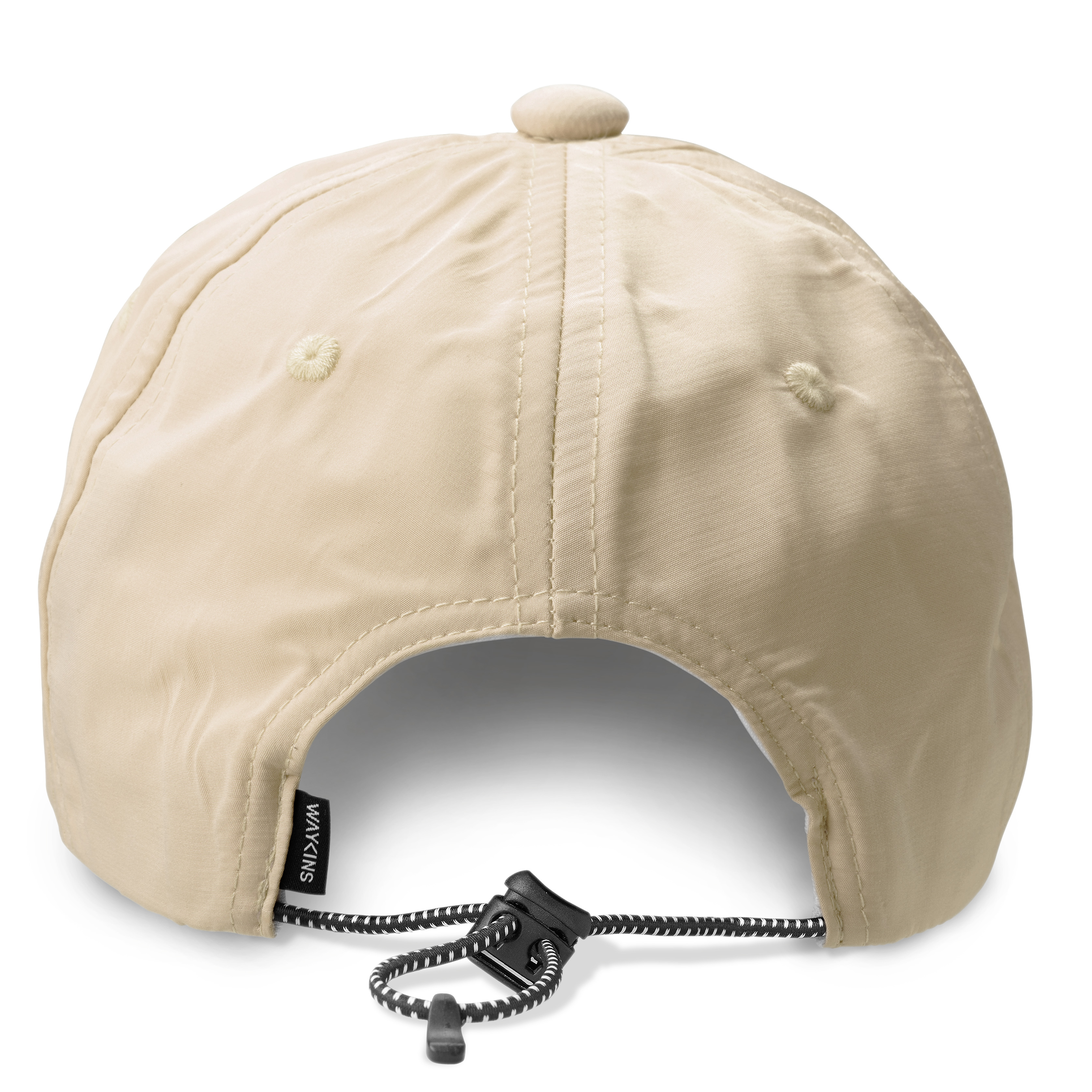 Waykins | Gorra de nailon con logo color arena - 2