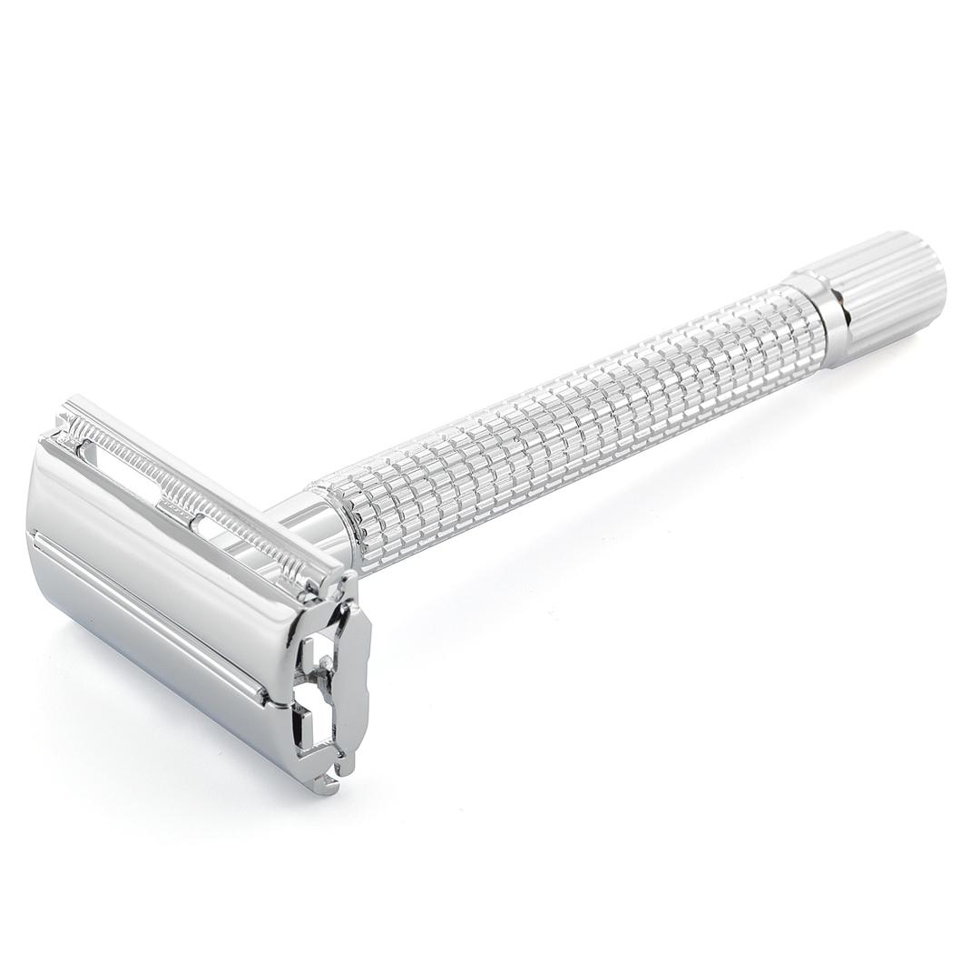 Blank Silver-Tone Long Safety Razor | In stock! | Fort Tempus