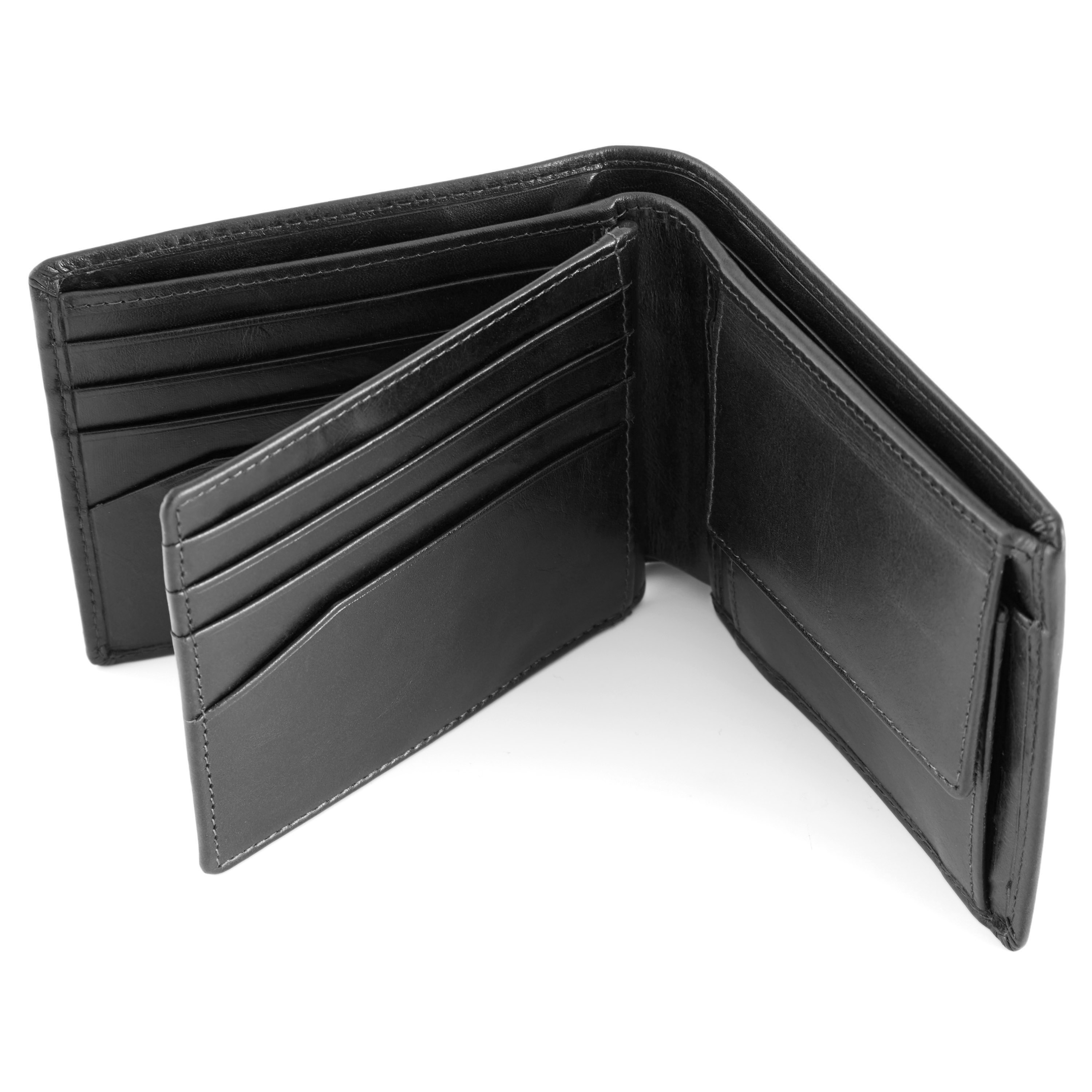 Schwarze Tommy Jasper Leder Geldbörse - 11
