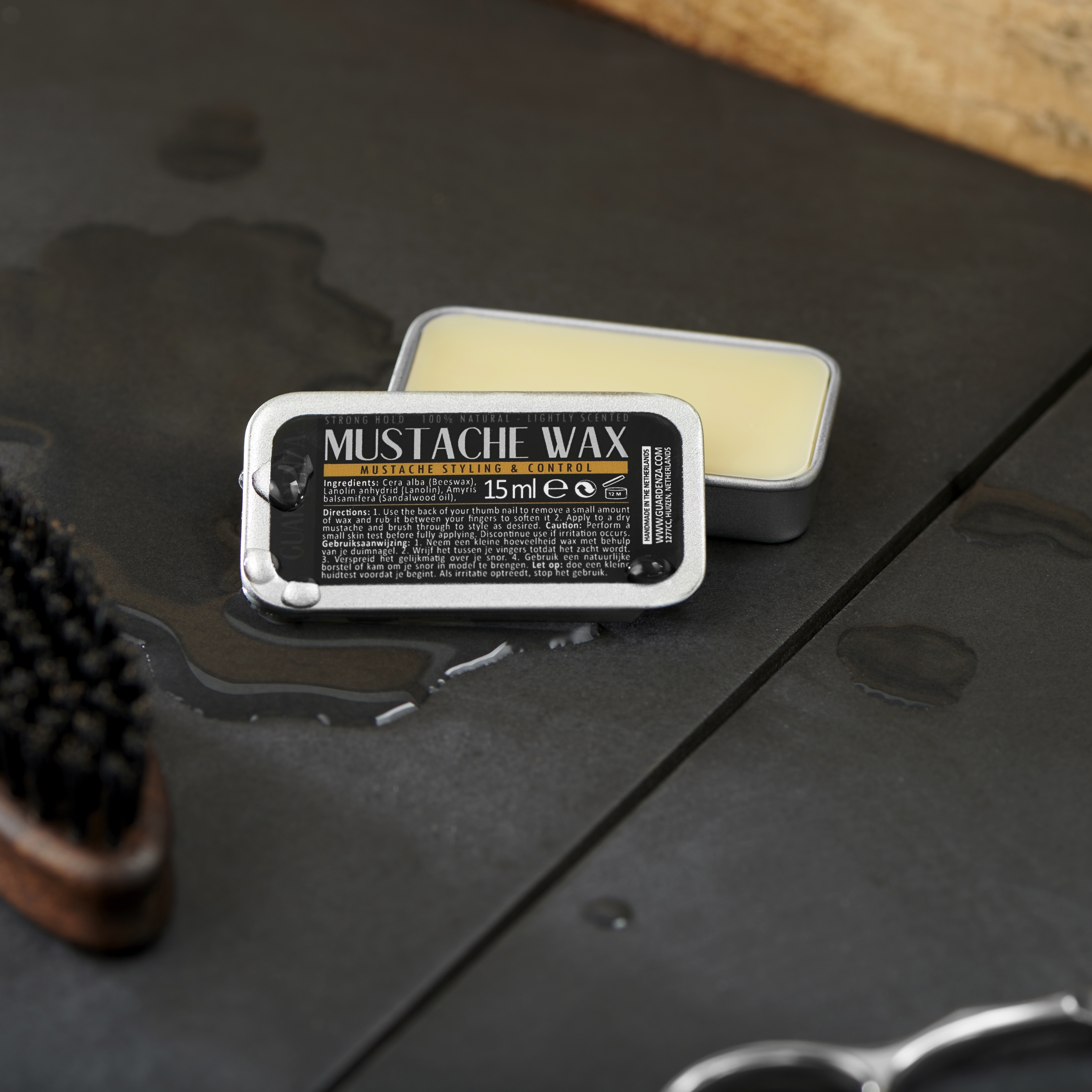 Természetes szantálfaillatú bajuszviasz - 3