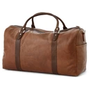 California Duffle Bag In Hellbraun & Braun California Duffle Bag In Hellbraun & Braun