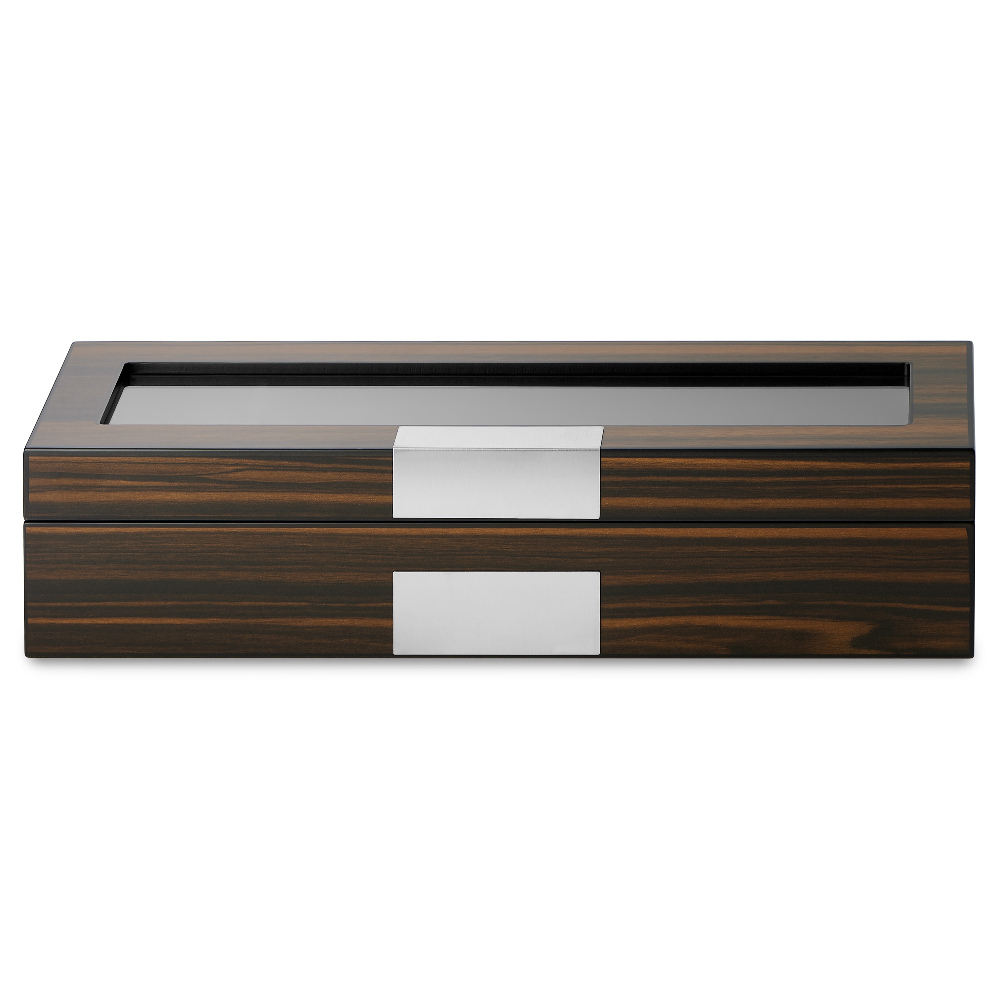 6 Uhr Ebenholzfurnier-Box - 3