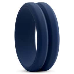 Navy Blue Silicone Ring