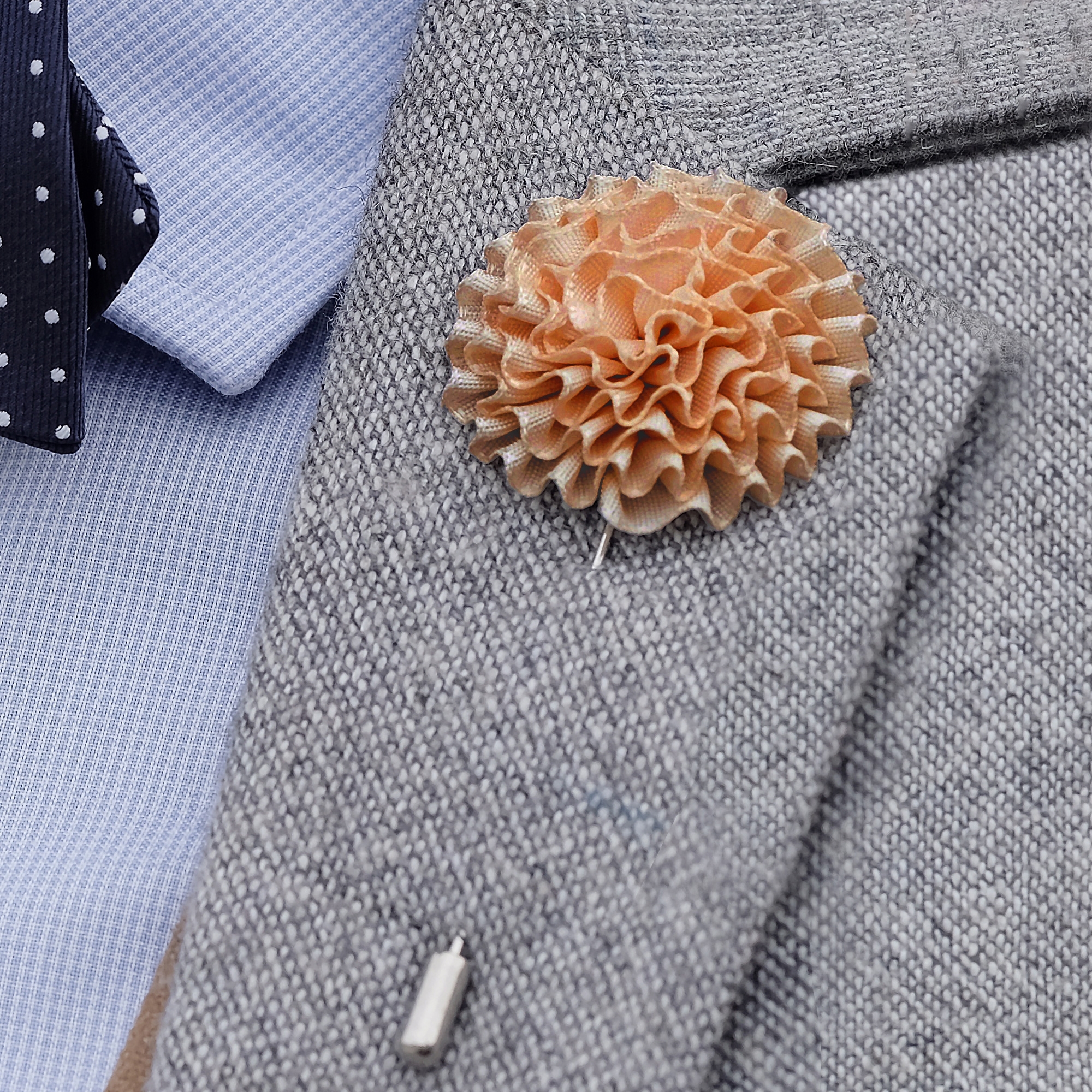 Oranssi voikukka -rintaneula - 3