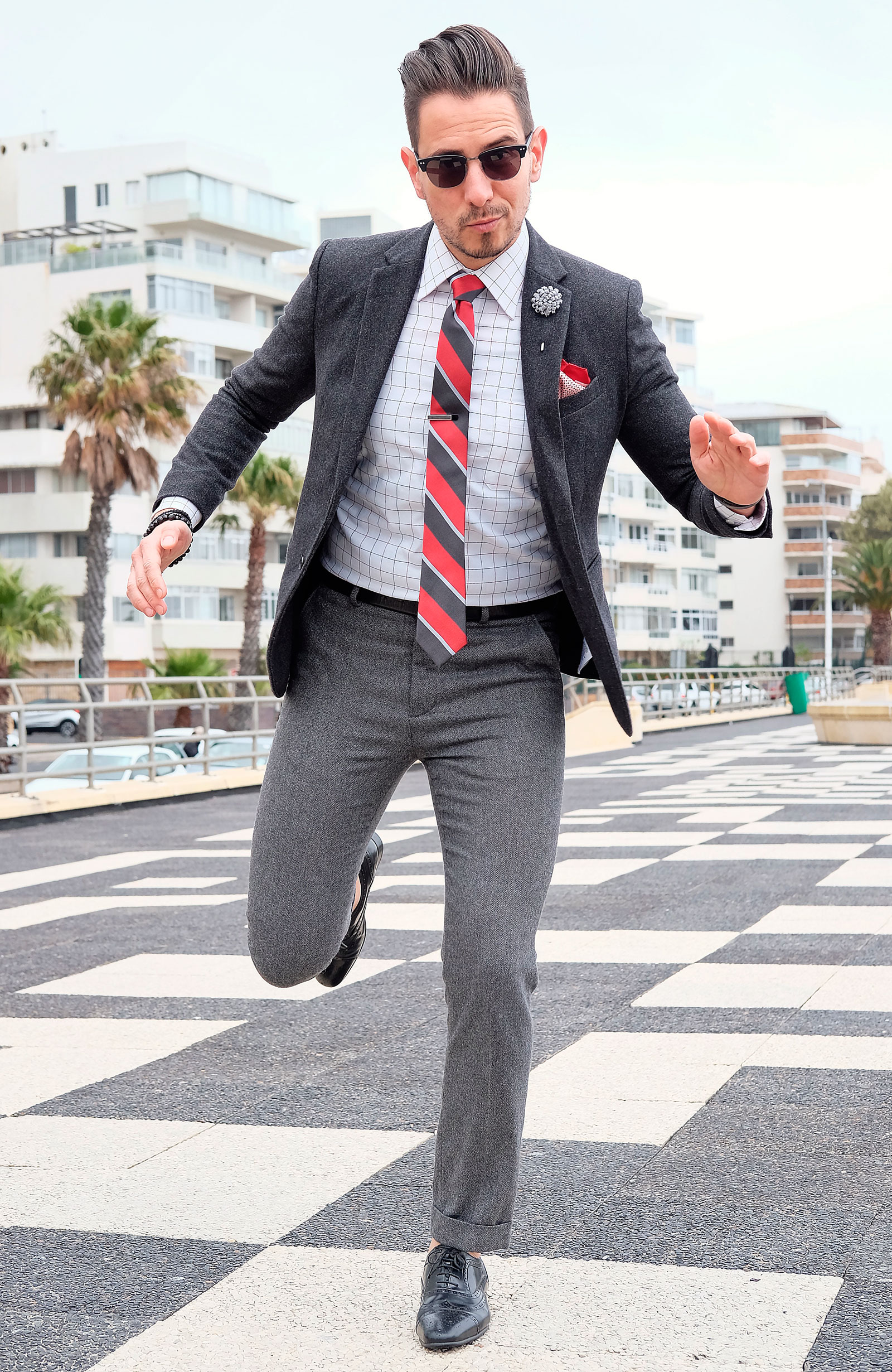 Creative Grey Lapel Flower - 6