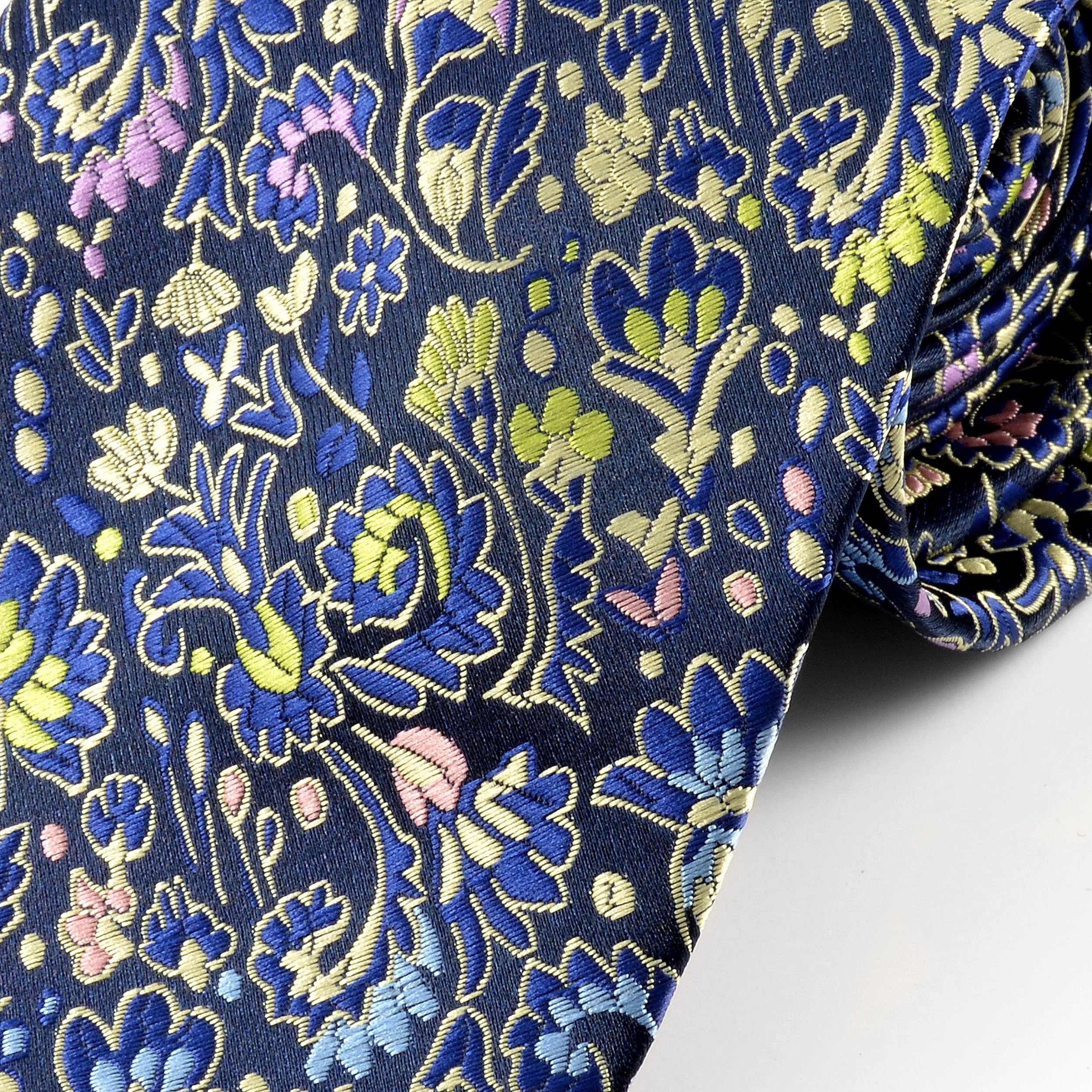 Blomstret Silke Slips - 2