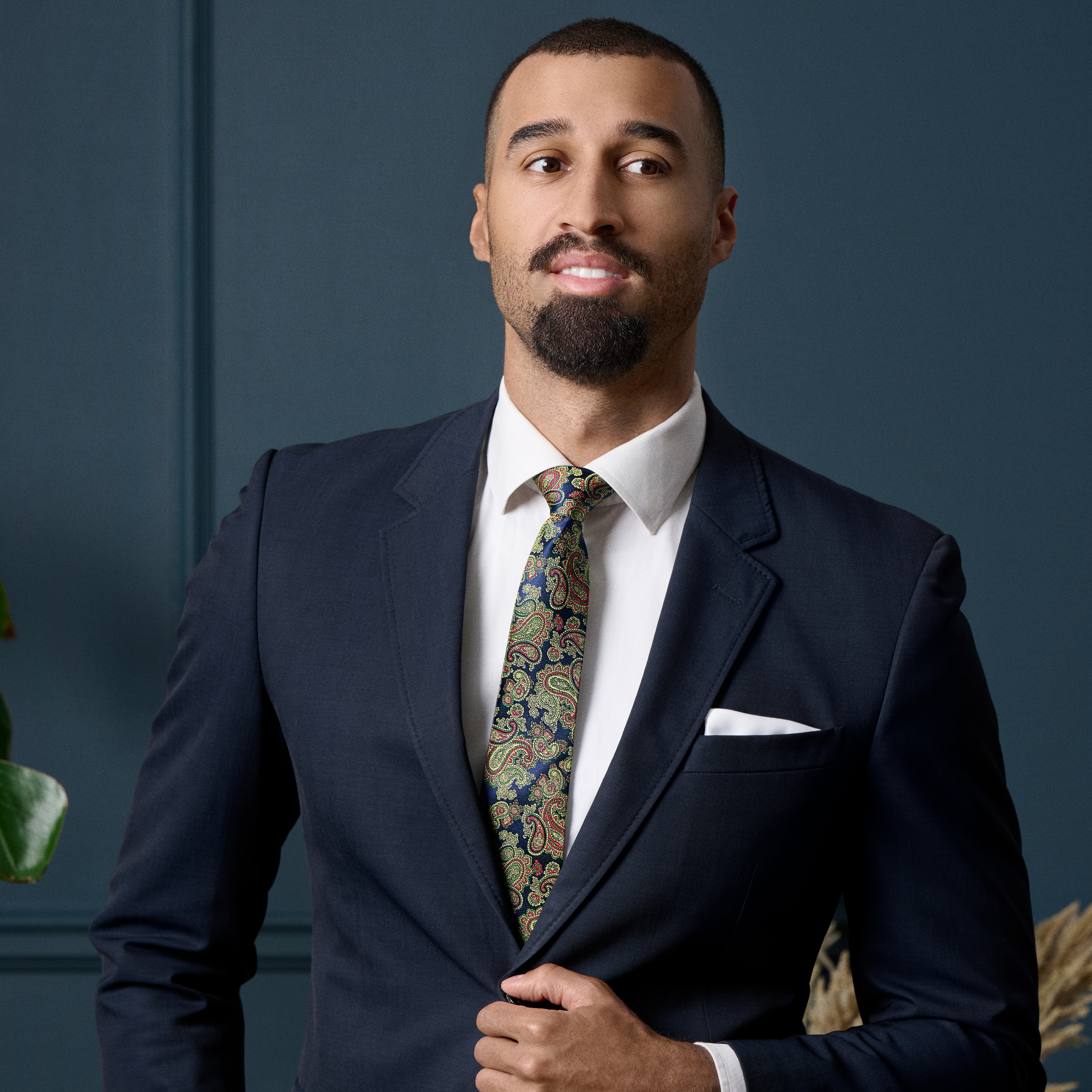 Colourful LIGHT BLUE PAISLEY Pattern Silk Necktie | 8 cm - 4