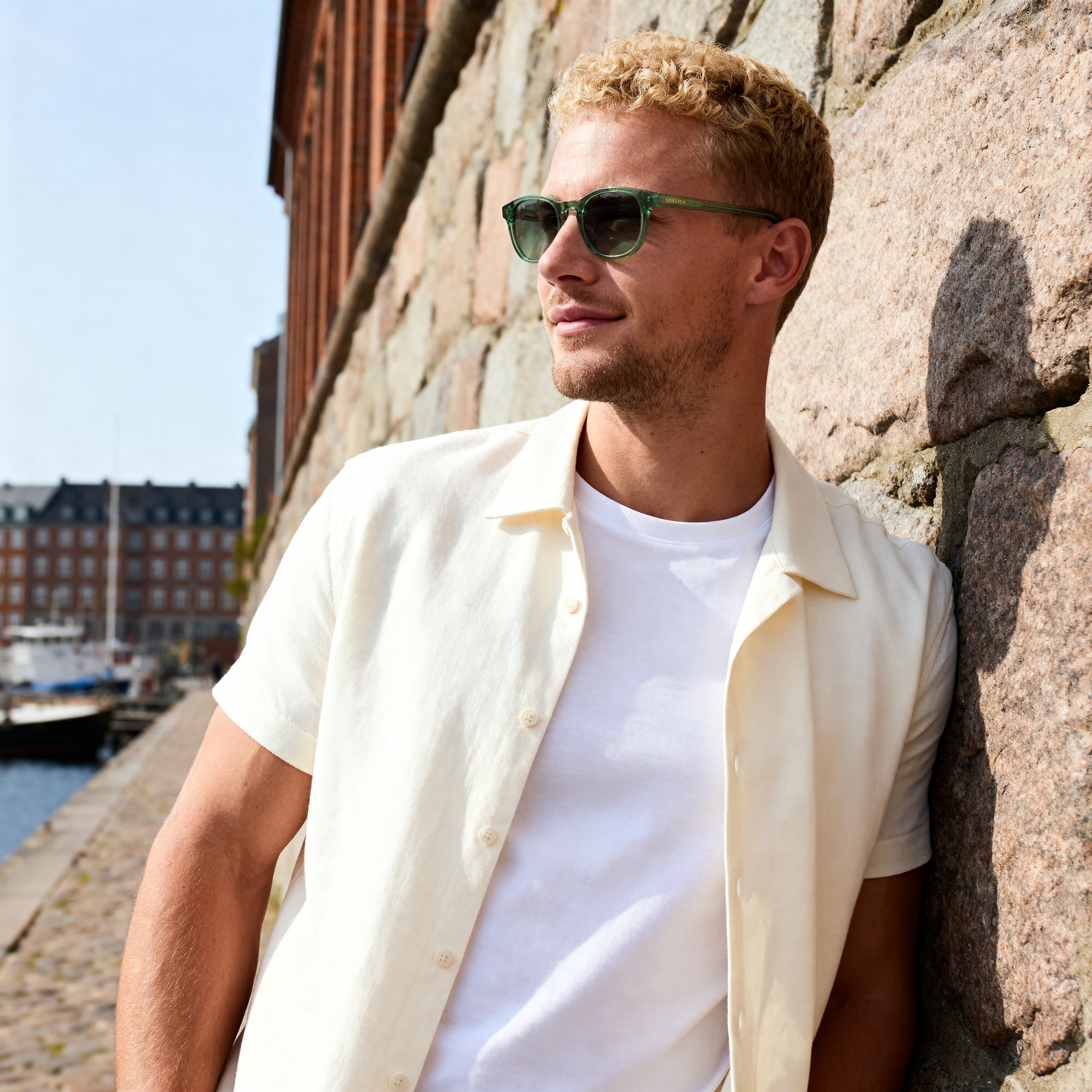 Classic | Green Panto Sunglasses - 4