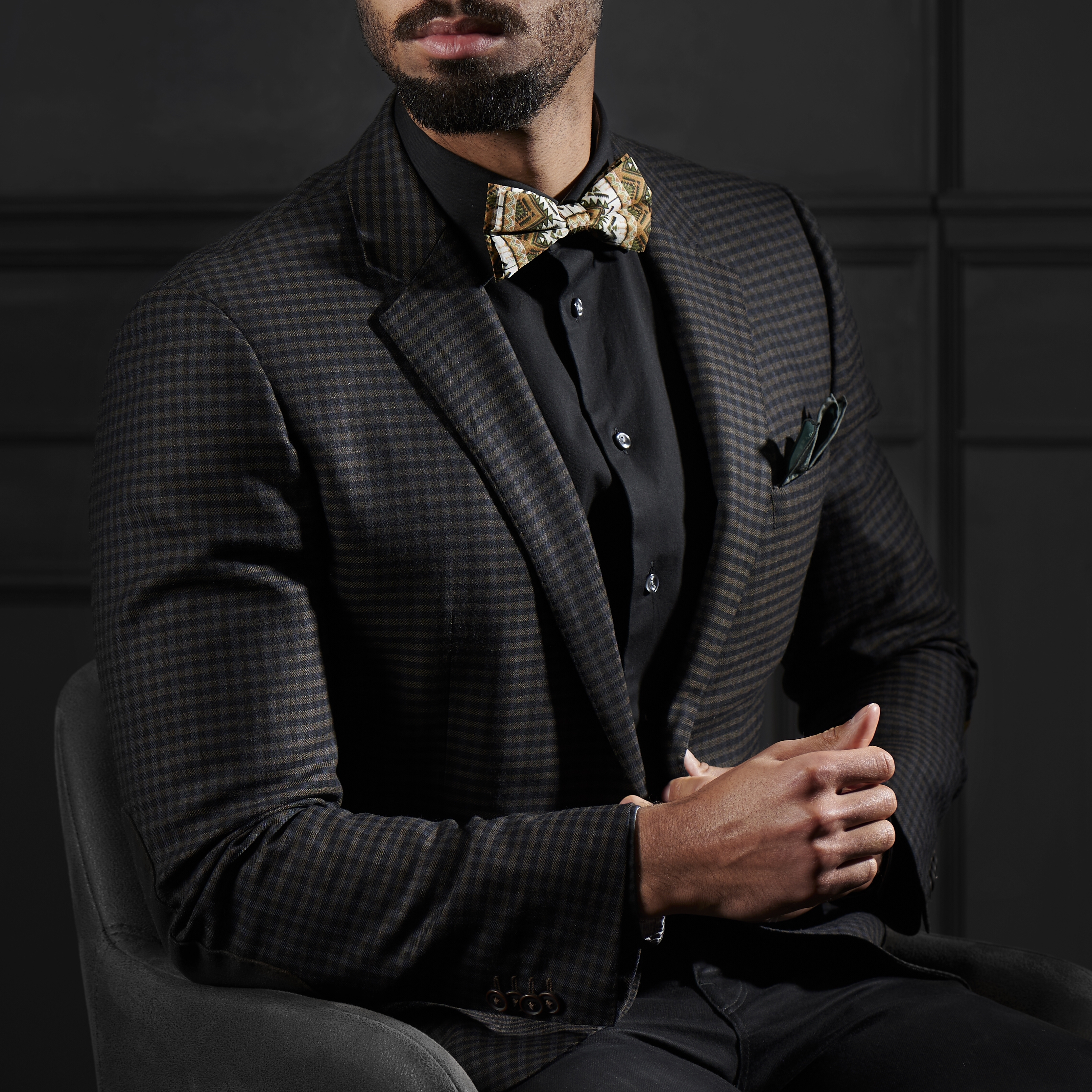 Bren svileni Brux predvezani metuljček - 4