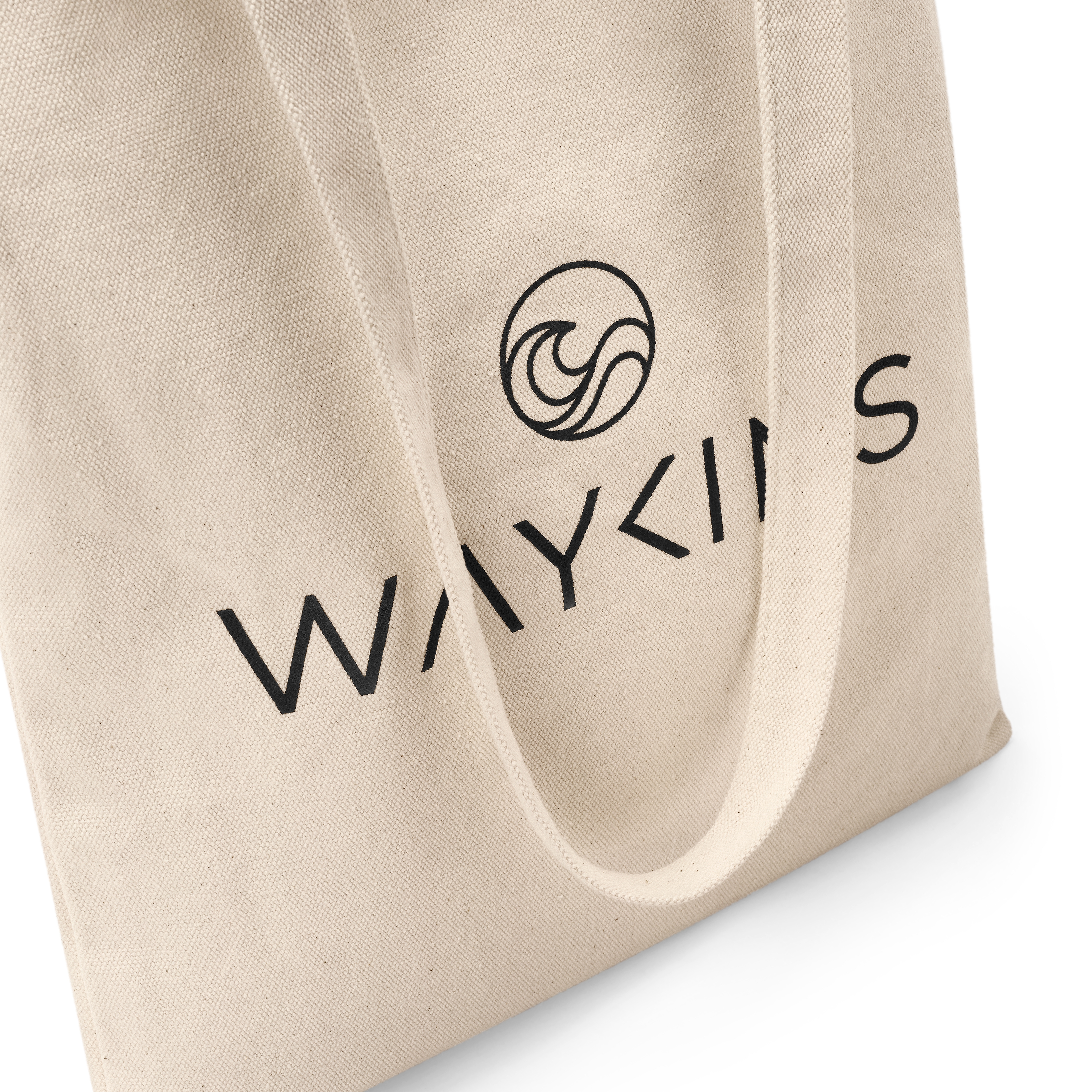 Waykins – Kleine weiße Baumwolltasche - 3