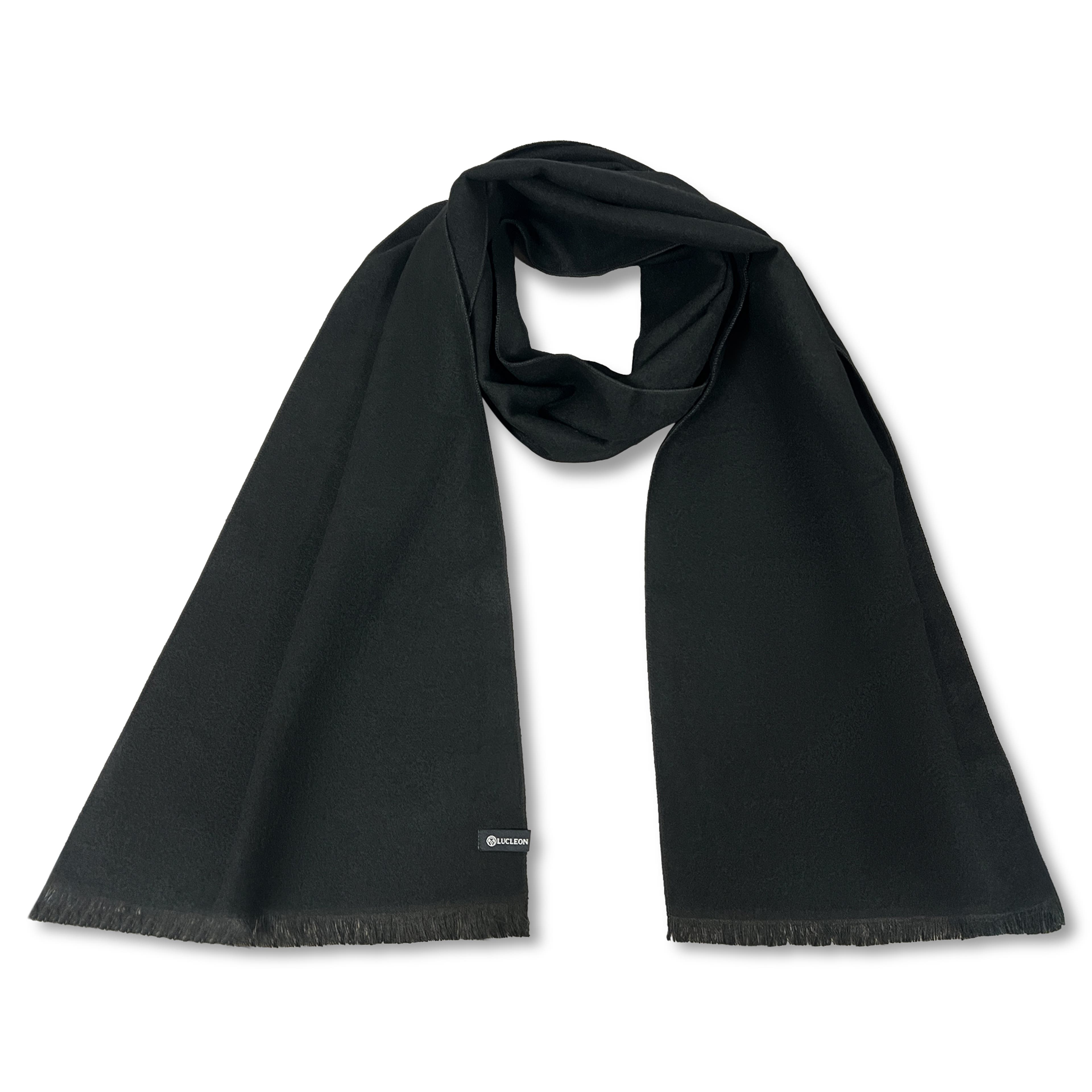 Metro | Официален черен шал от смесена материя Metro | Официален черен шал от смесена материя